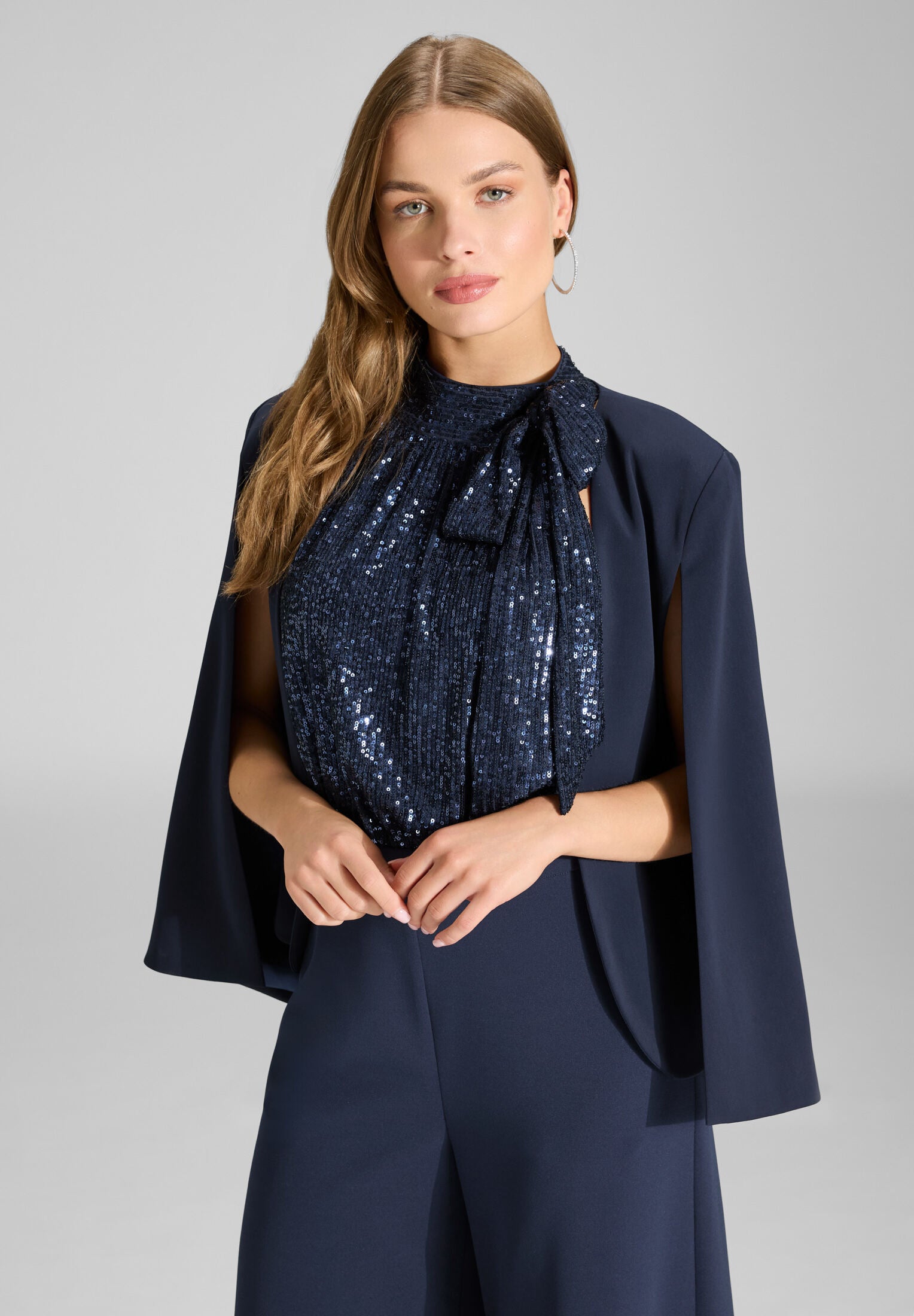 Cape Blazer aus Webware