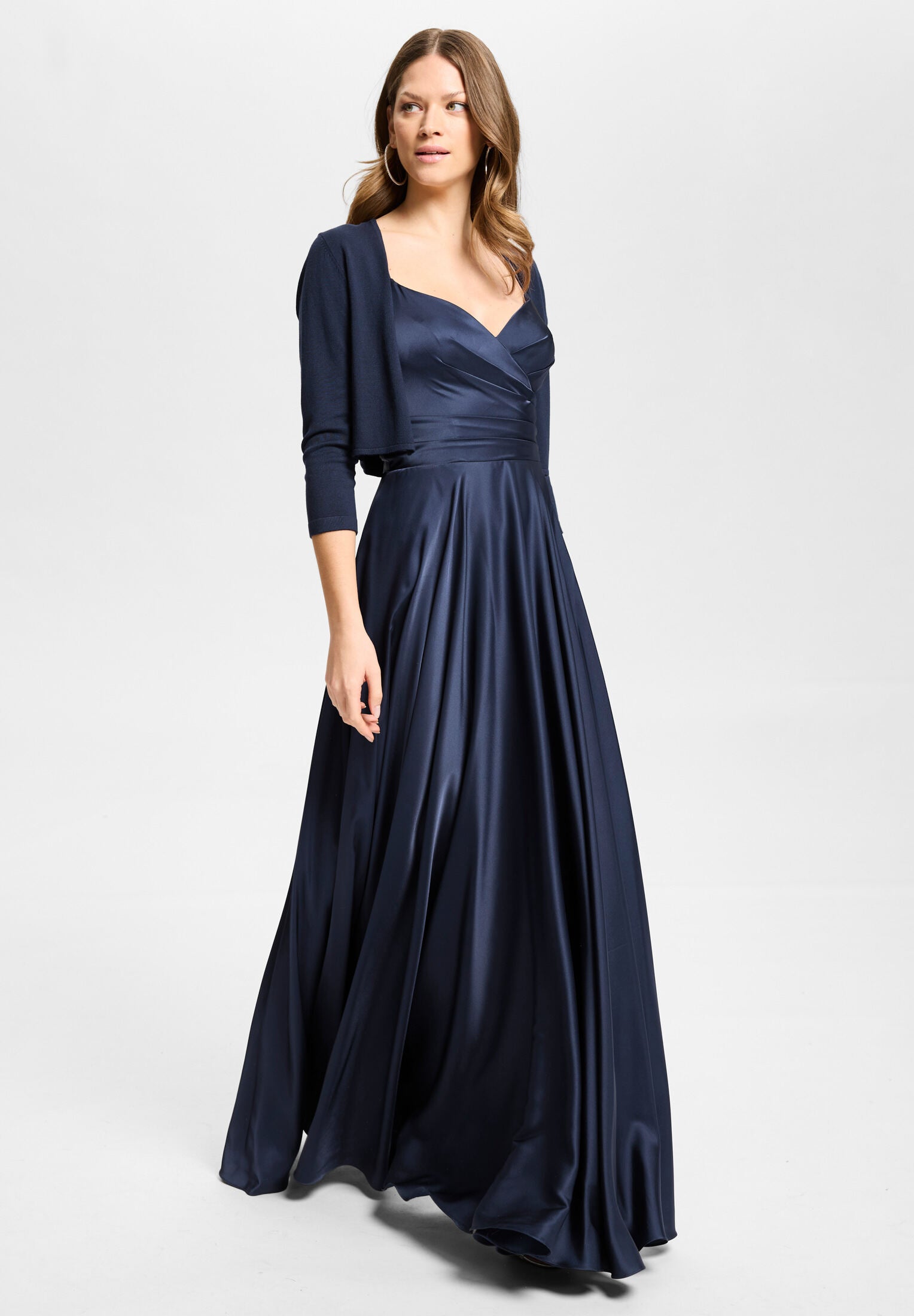 Strickbolero mit 3/4-Arm