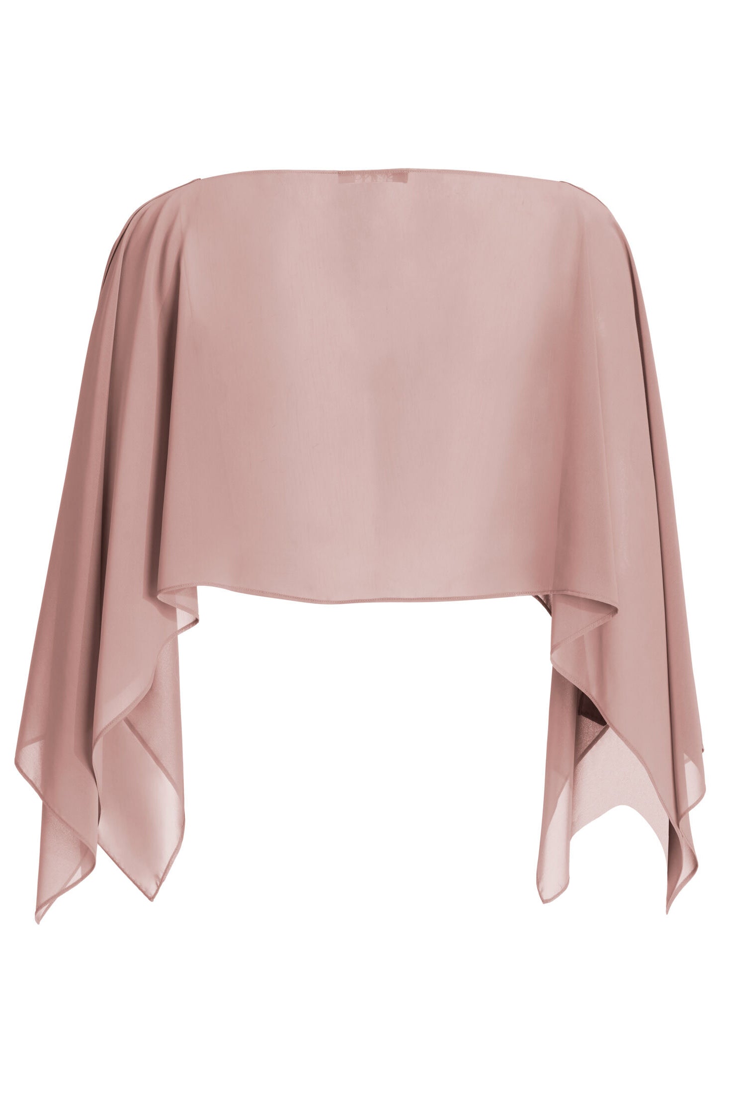Schlupf-Stola aus Chiffon mit Ärmelschlitzen