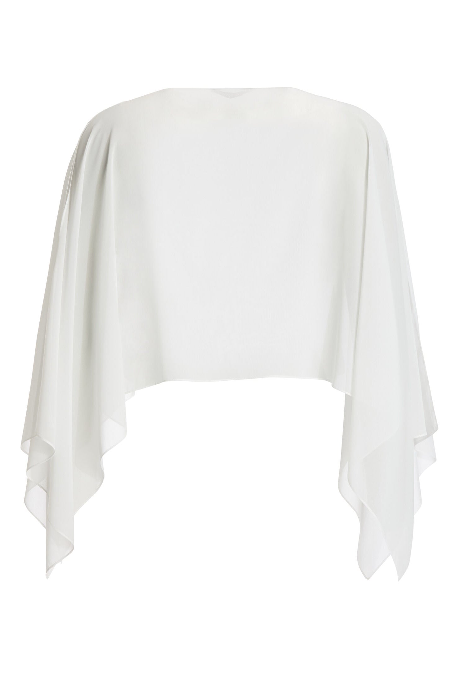 Schlupf-Stola aus Chiffon mit Ärmelschlitzen