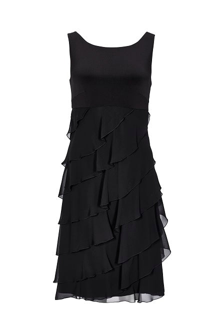 Kurzes Jerseykleid in Lagenoptik
