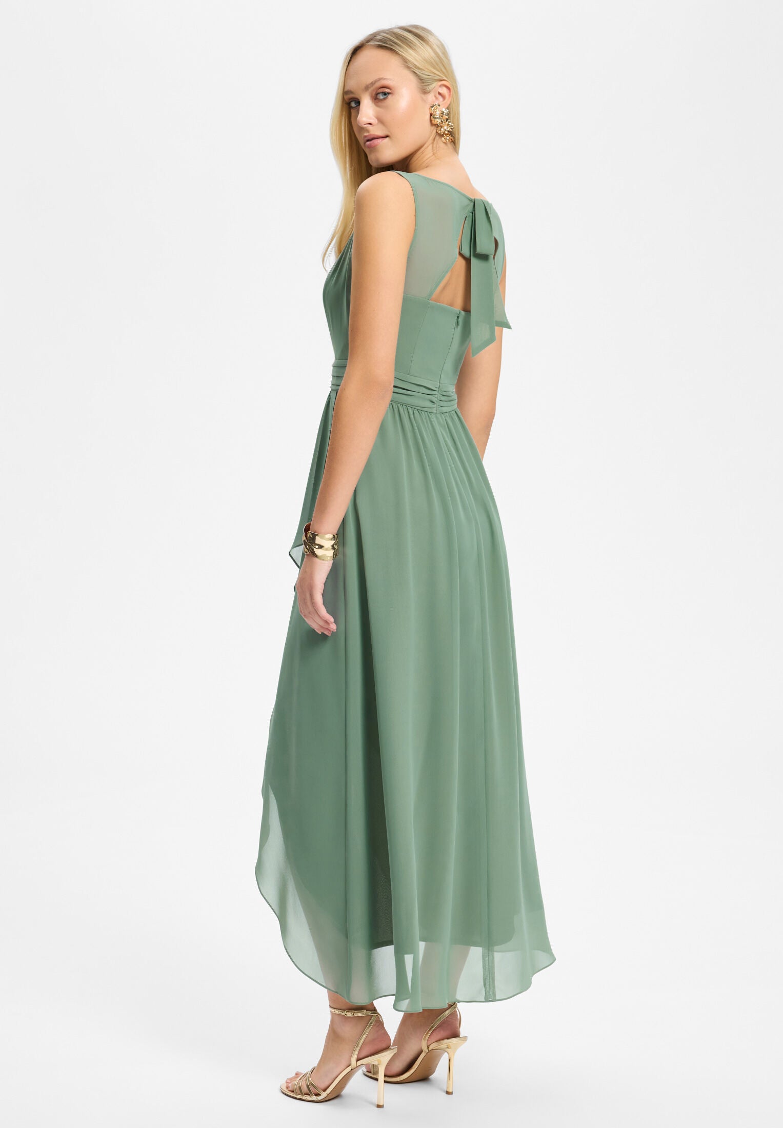 Abendkleid mit Vokuhila Rock