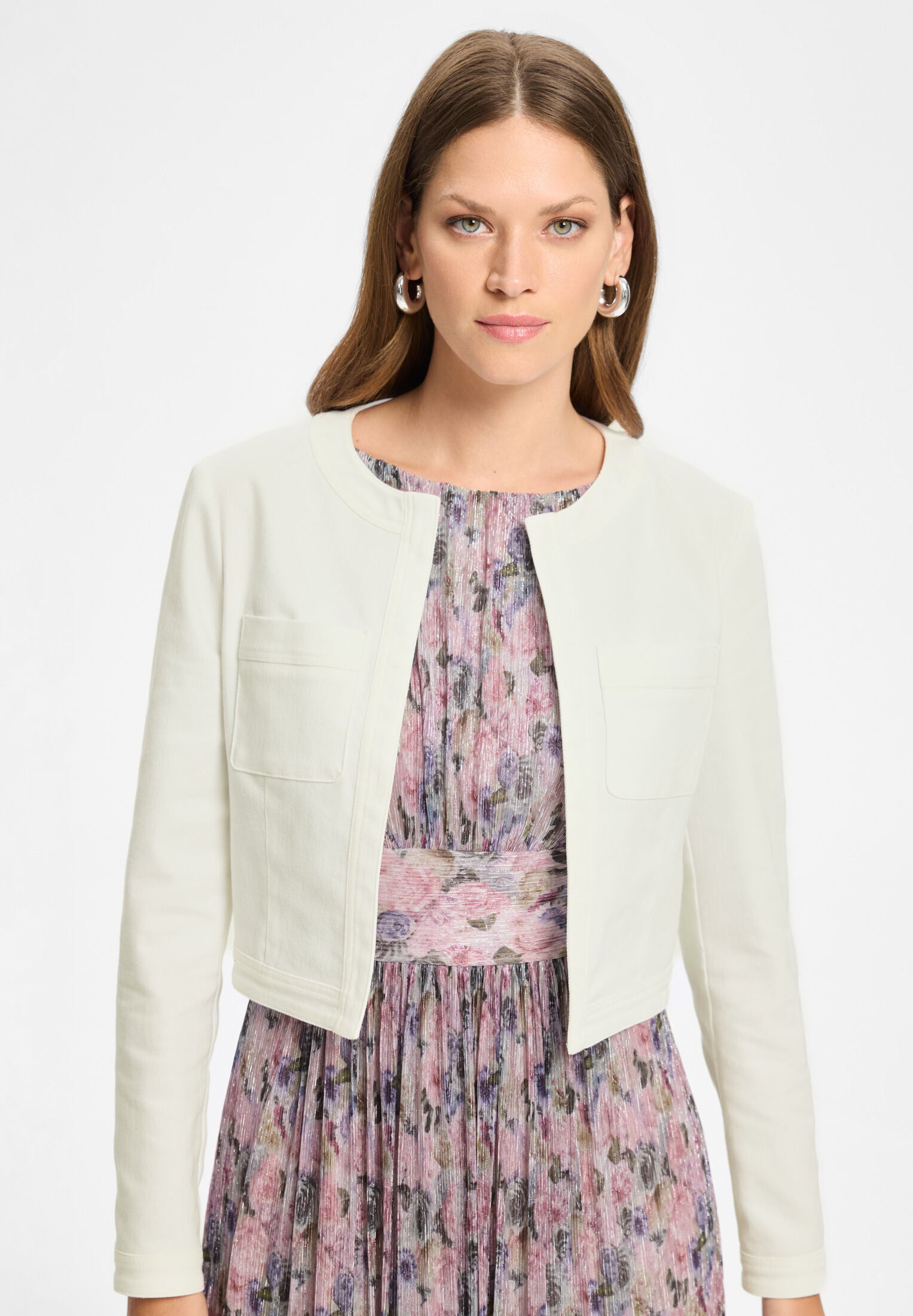 Jacke aus Stretch Denim