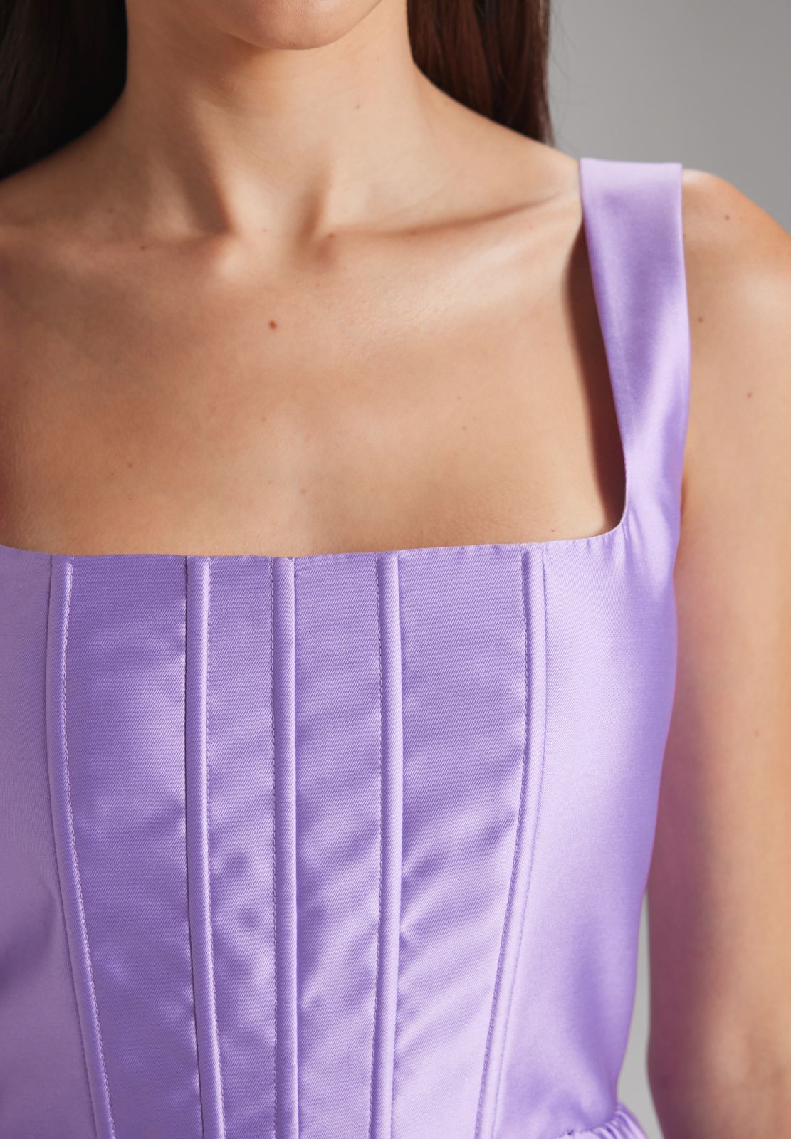 Cocktailkleid mit Stäbchencorsage