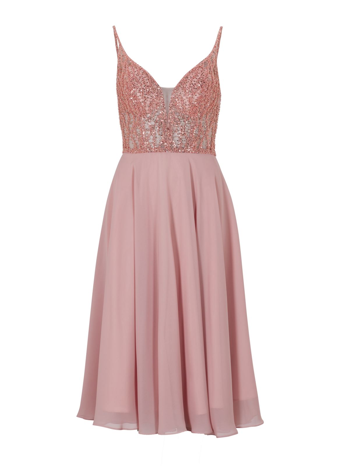 Paillettenbesticktes Cocktailkleid