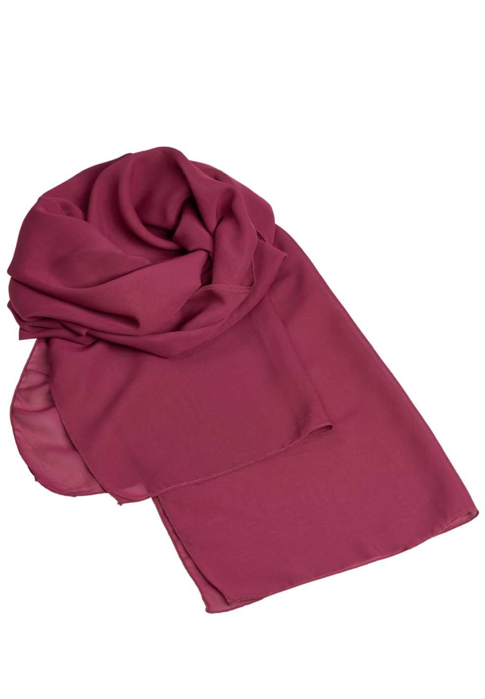 Zarte Chiffon-Stola im geraden Schnitt