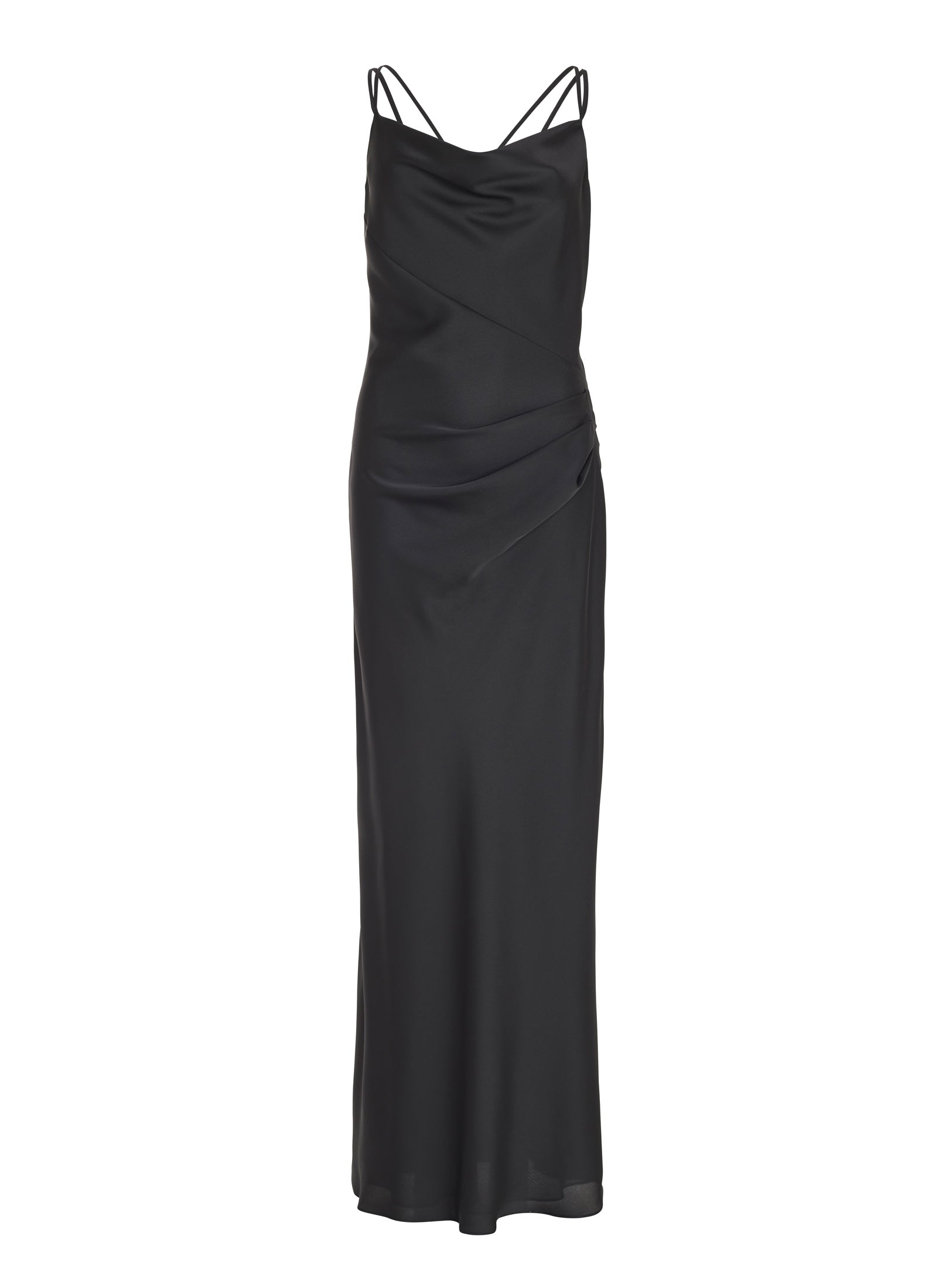 Slip-Dress aus nachhaltigem Satinchiffon