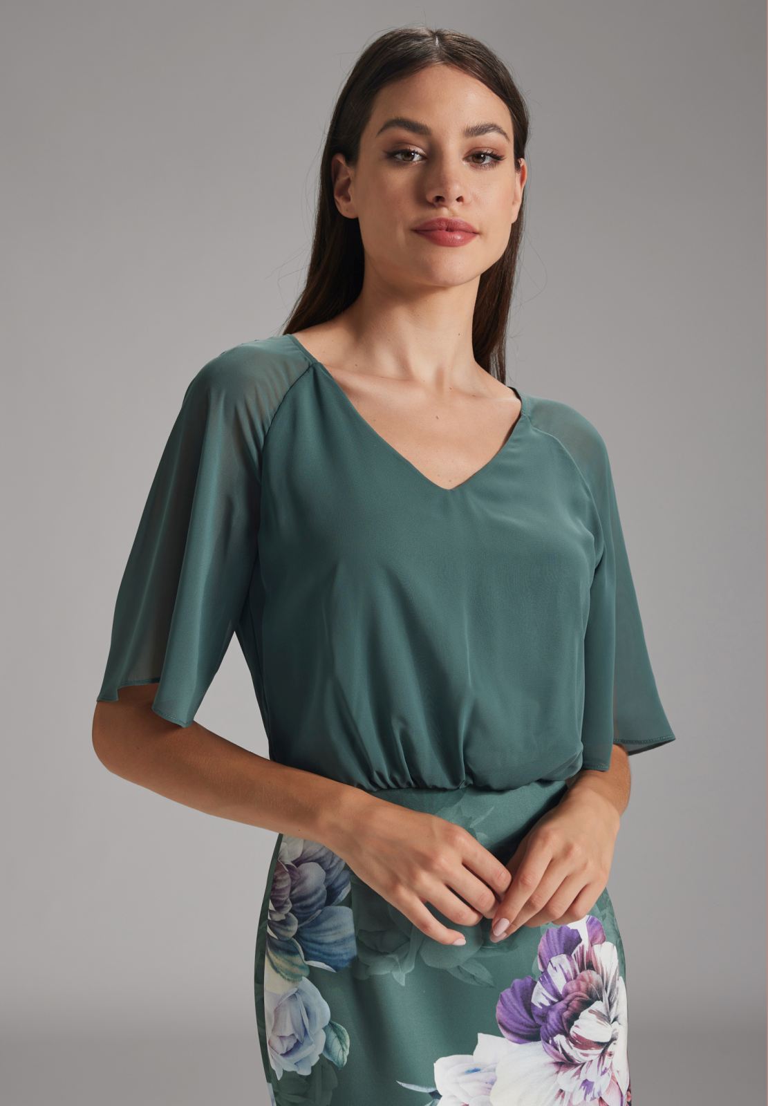 Cocktailkleid mit Scubarock