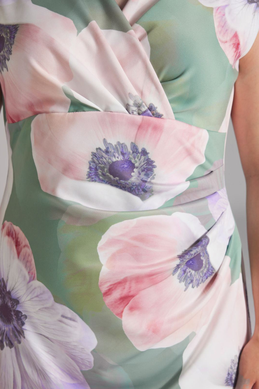 Scuba-Kleid mit Blumenprint