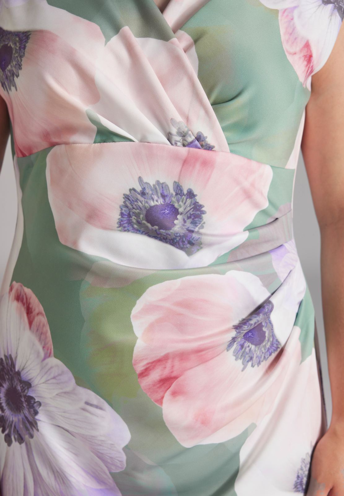 Scuba-Kleid mit Blumenprint