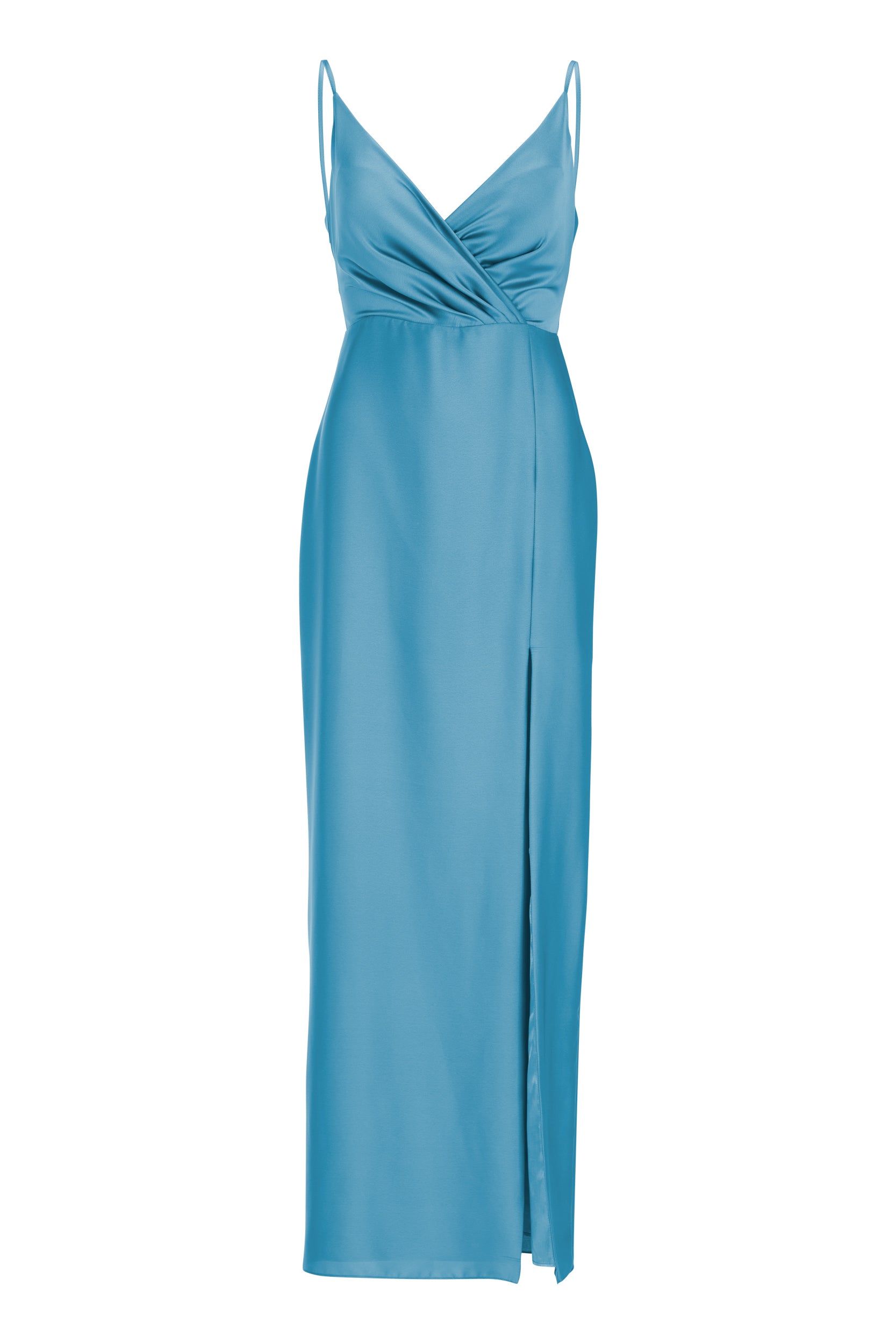 Slipdress aus nachhaltigem Satinchiffon