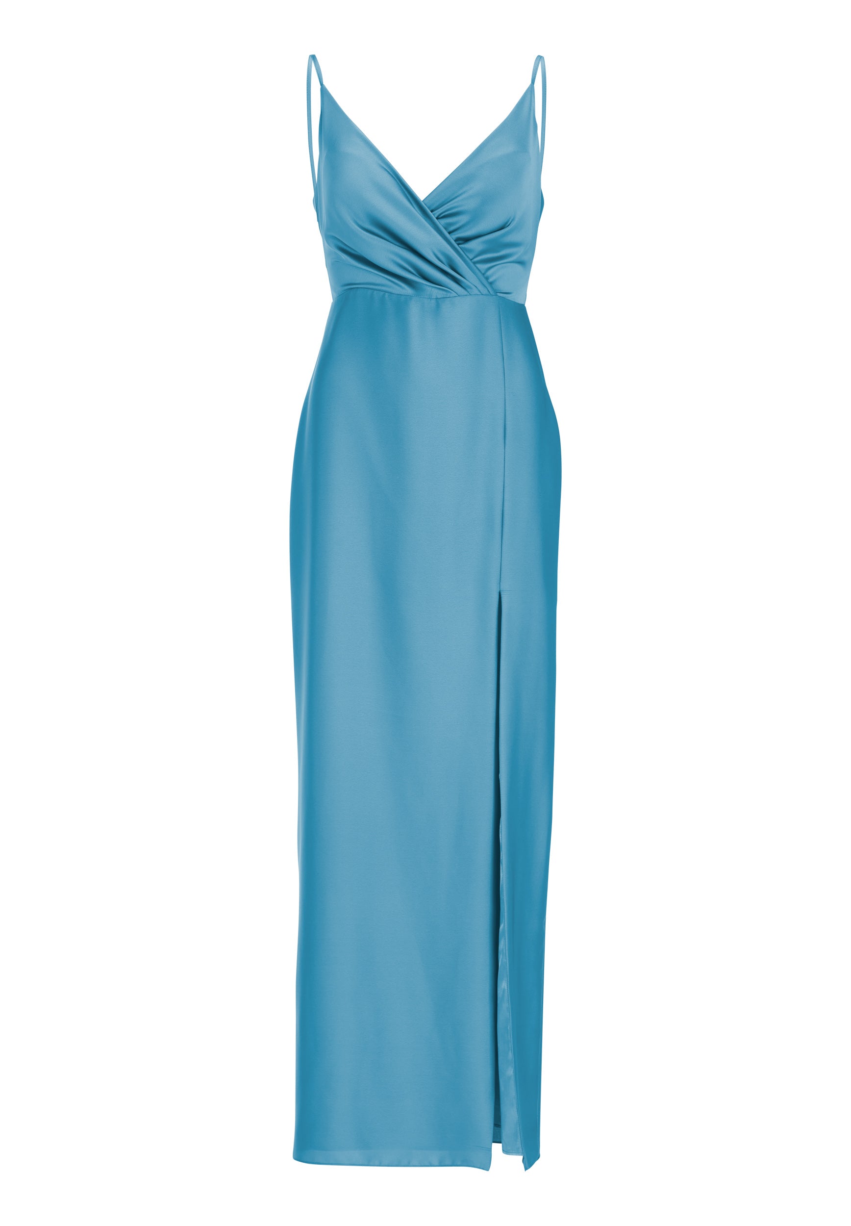 Slipdress aus nachhaltigem Satinchiffon