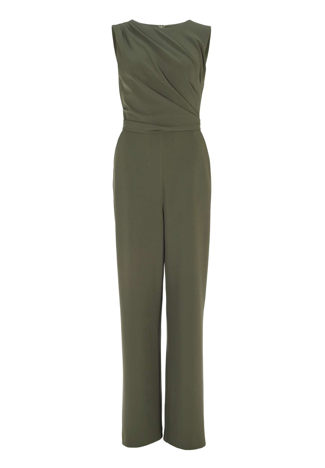 Jumpsuit aus Jersey Crêpe mit Drapierung