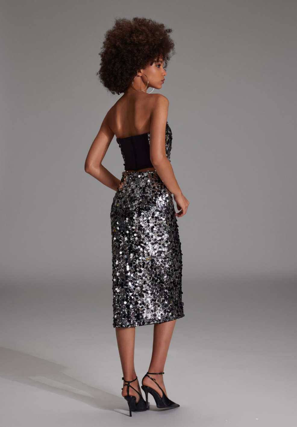 Bralette Oberteil mit großen Pailletten