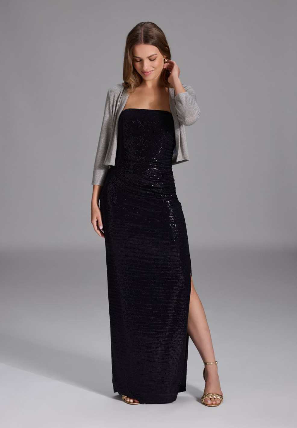 Weiches Bolero-Jäckchen gold