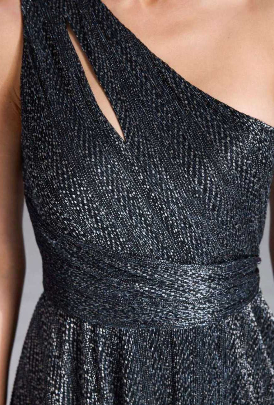One Shoulder Abendkleid mit Cut-out