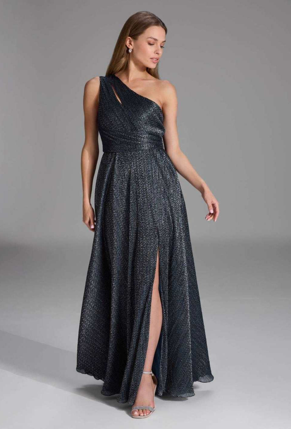 One Shoulder Abendkleid mit Cut-out