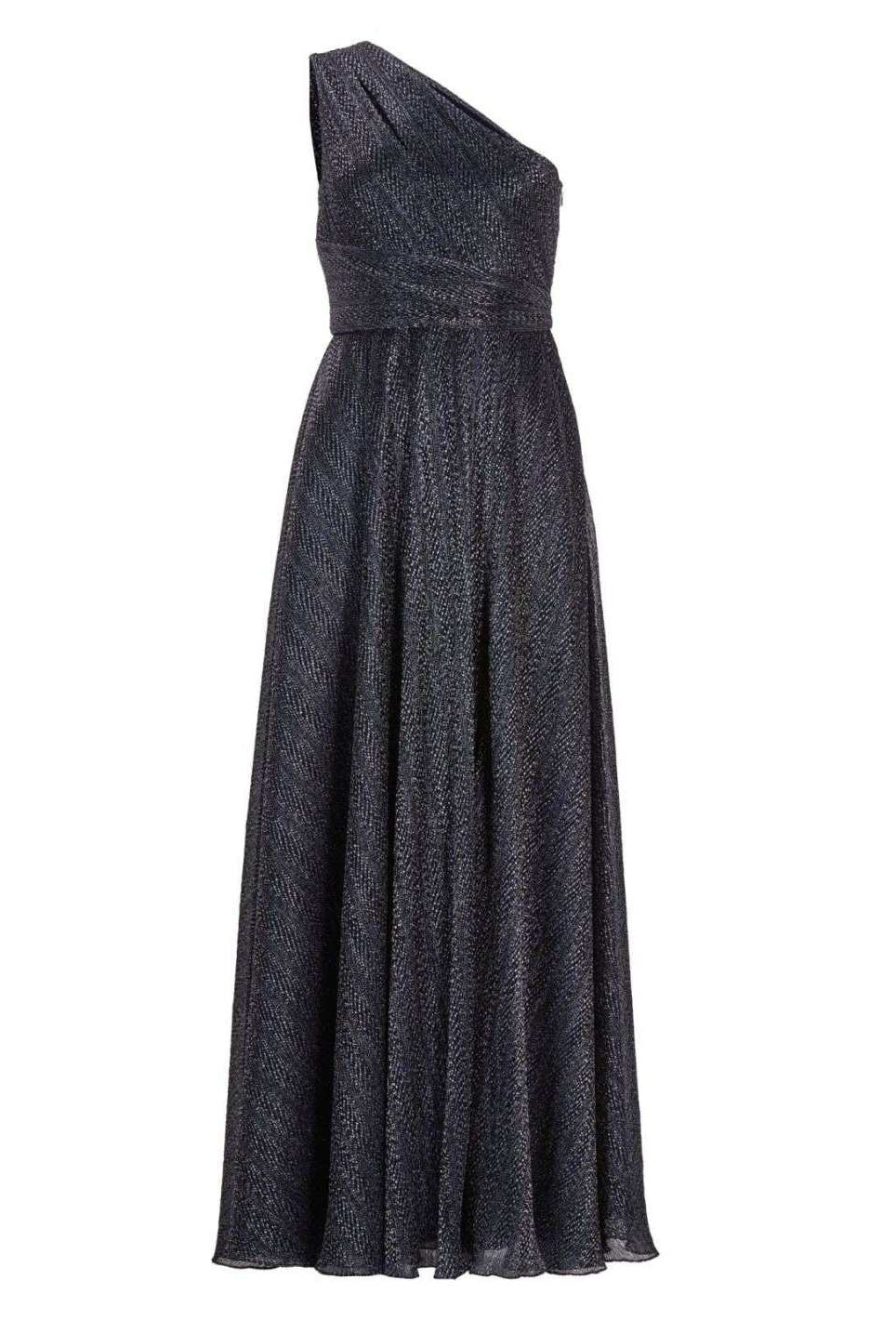 One Shoulder Abendkleid mit Cut-out