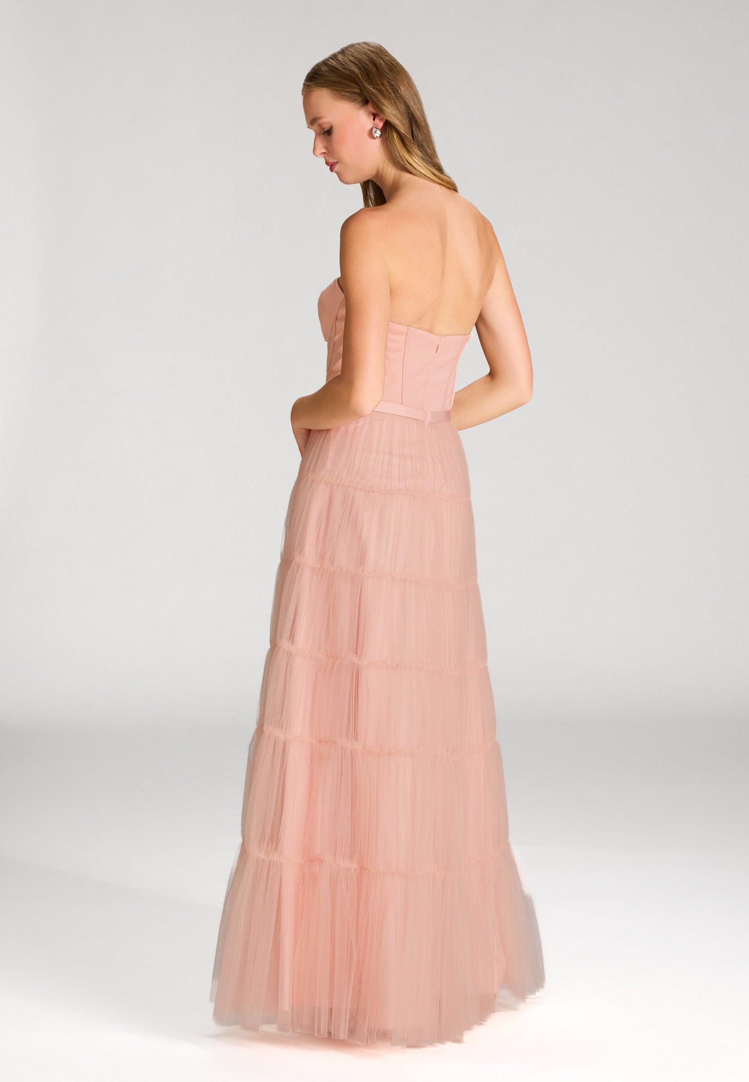 Corsagenkleid mit Tüllrock