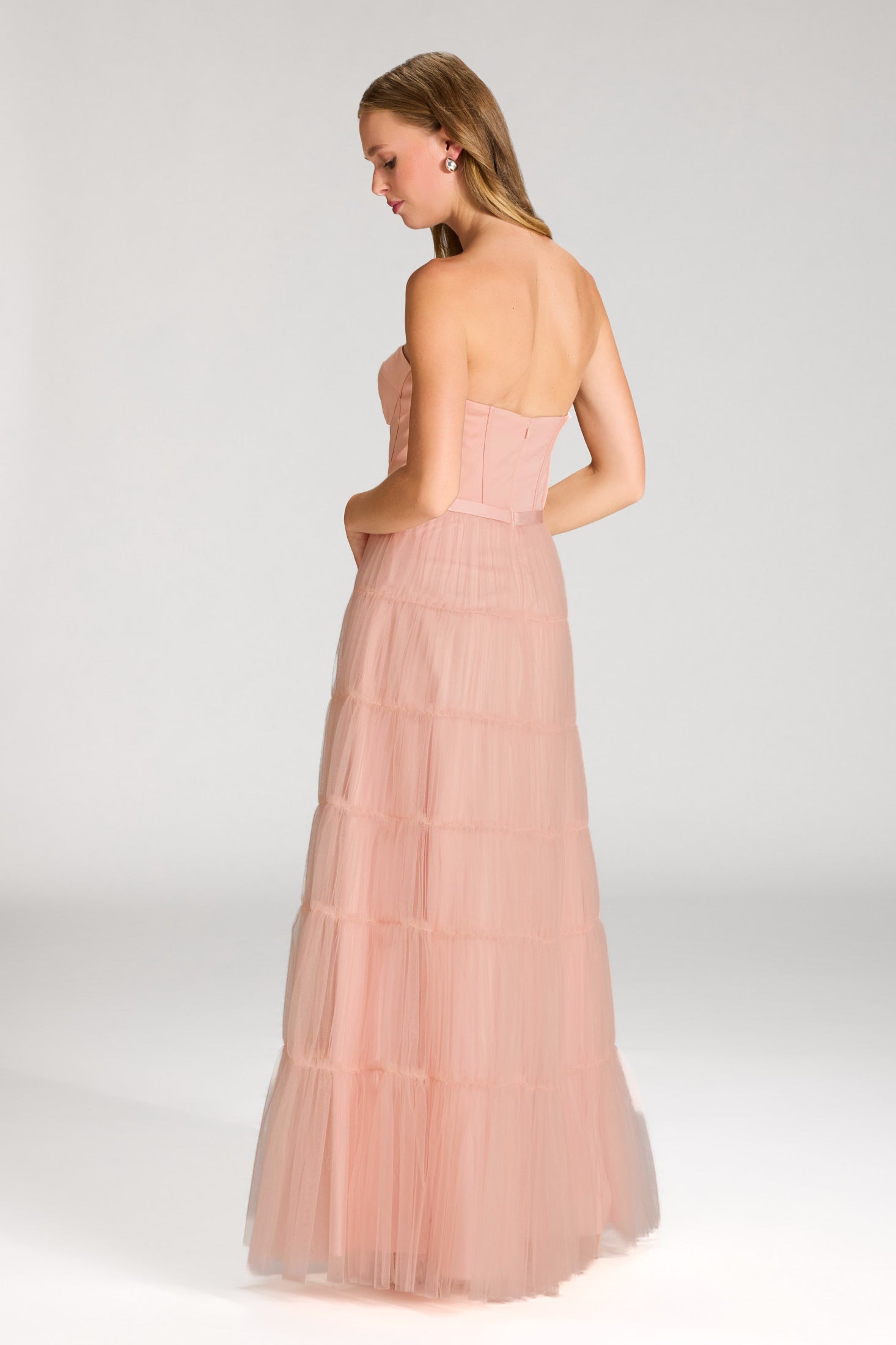 Corsagenkleid mit Tüllrock