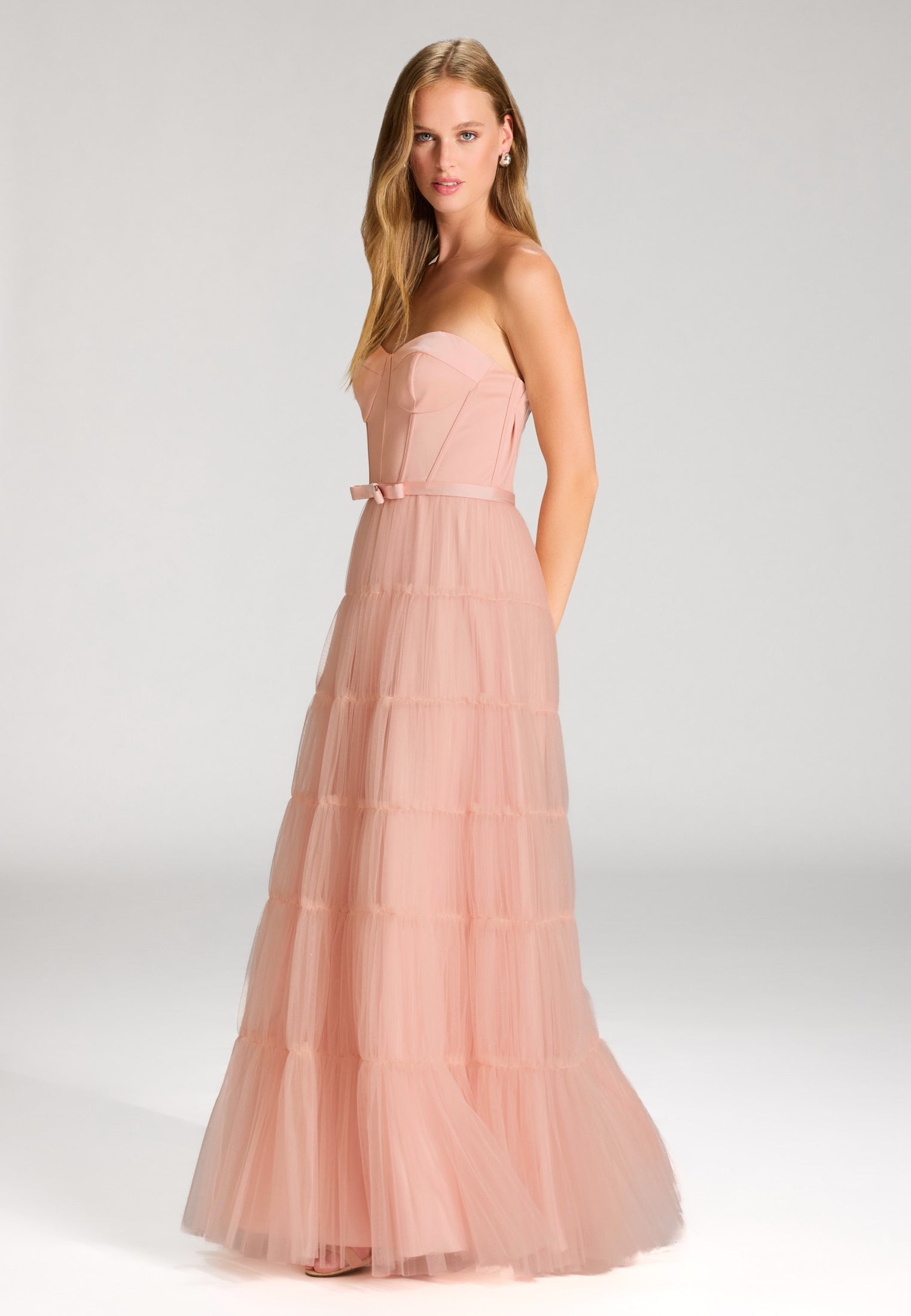 Corsagenkleid mit Tüllrock