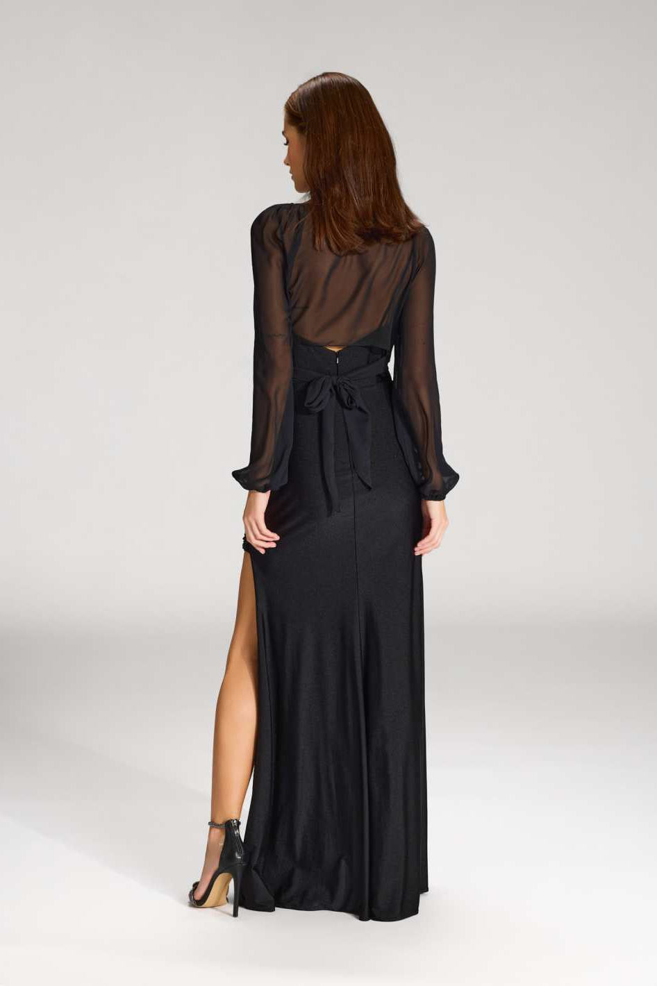 Wickelbolero mit langen Ärmeln