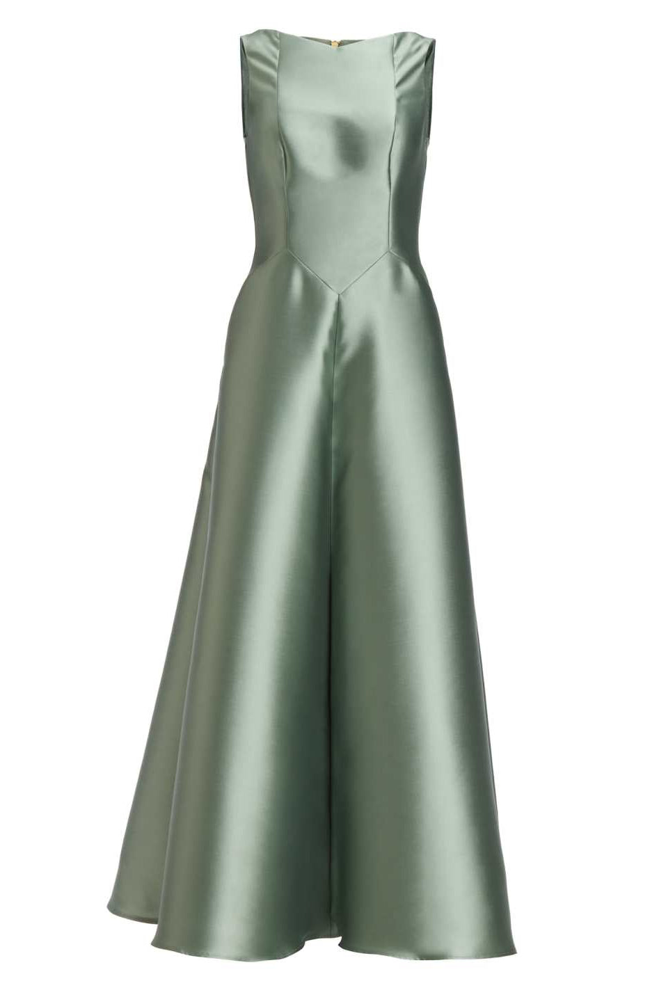 Robenartiges Abendkleid mit Eingrifftaschen