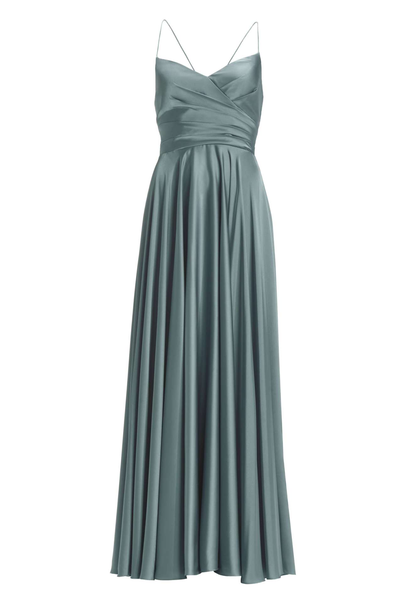 Satinkleid mit Schnürung am Rücken