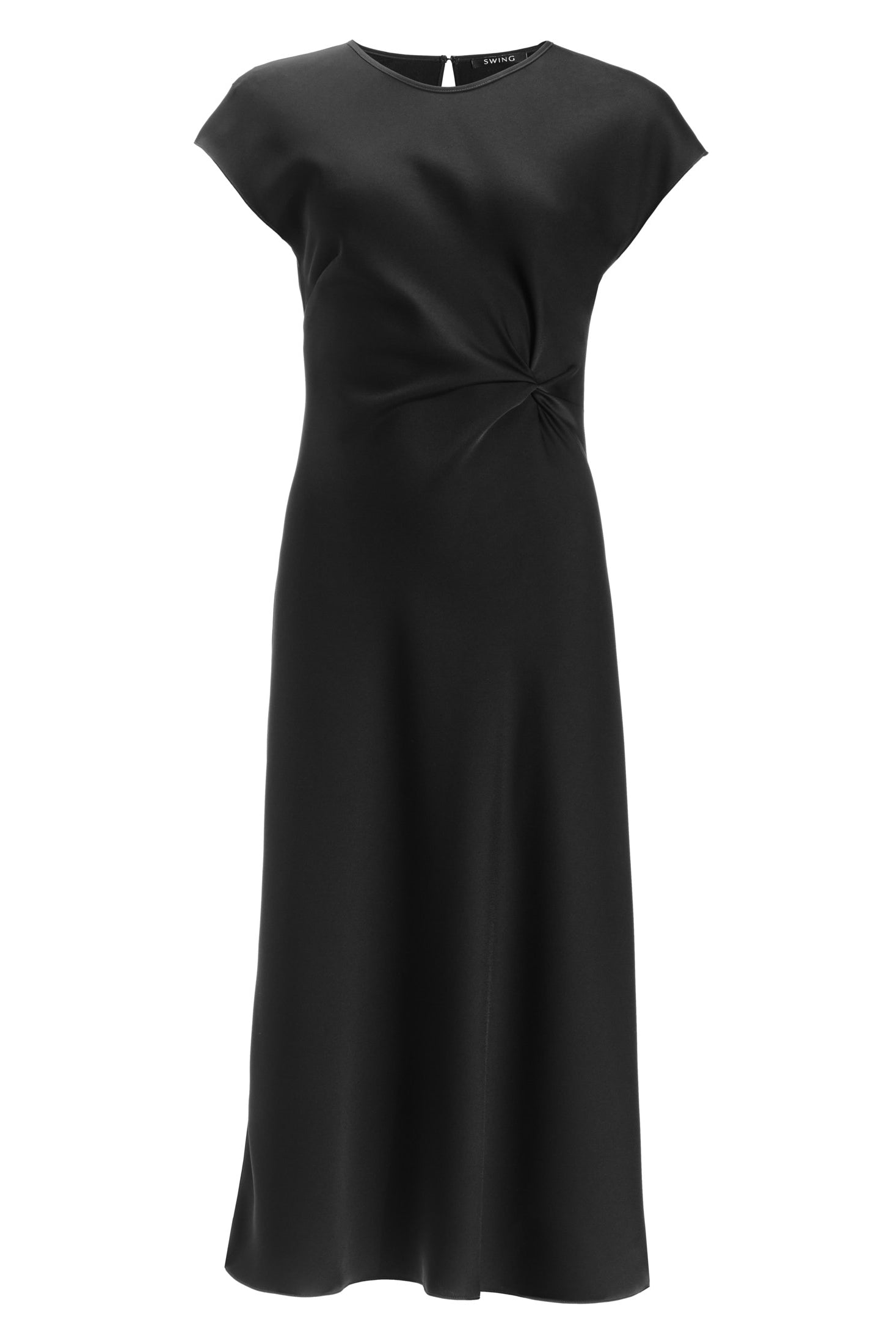 Slip Dress aus Satin mit Twist Detail