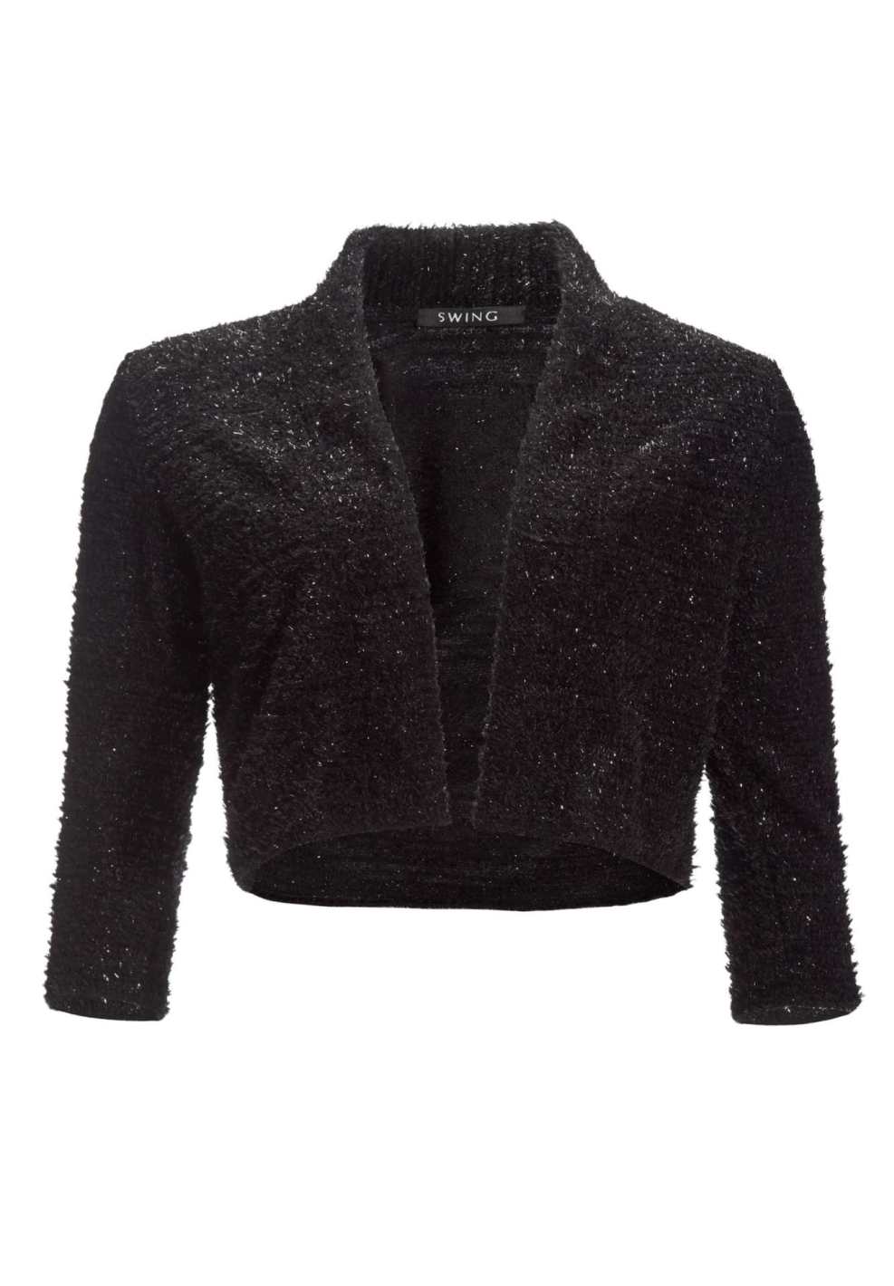 Bolero Jacke in Chenille Optik