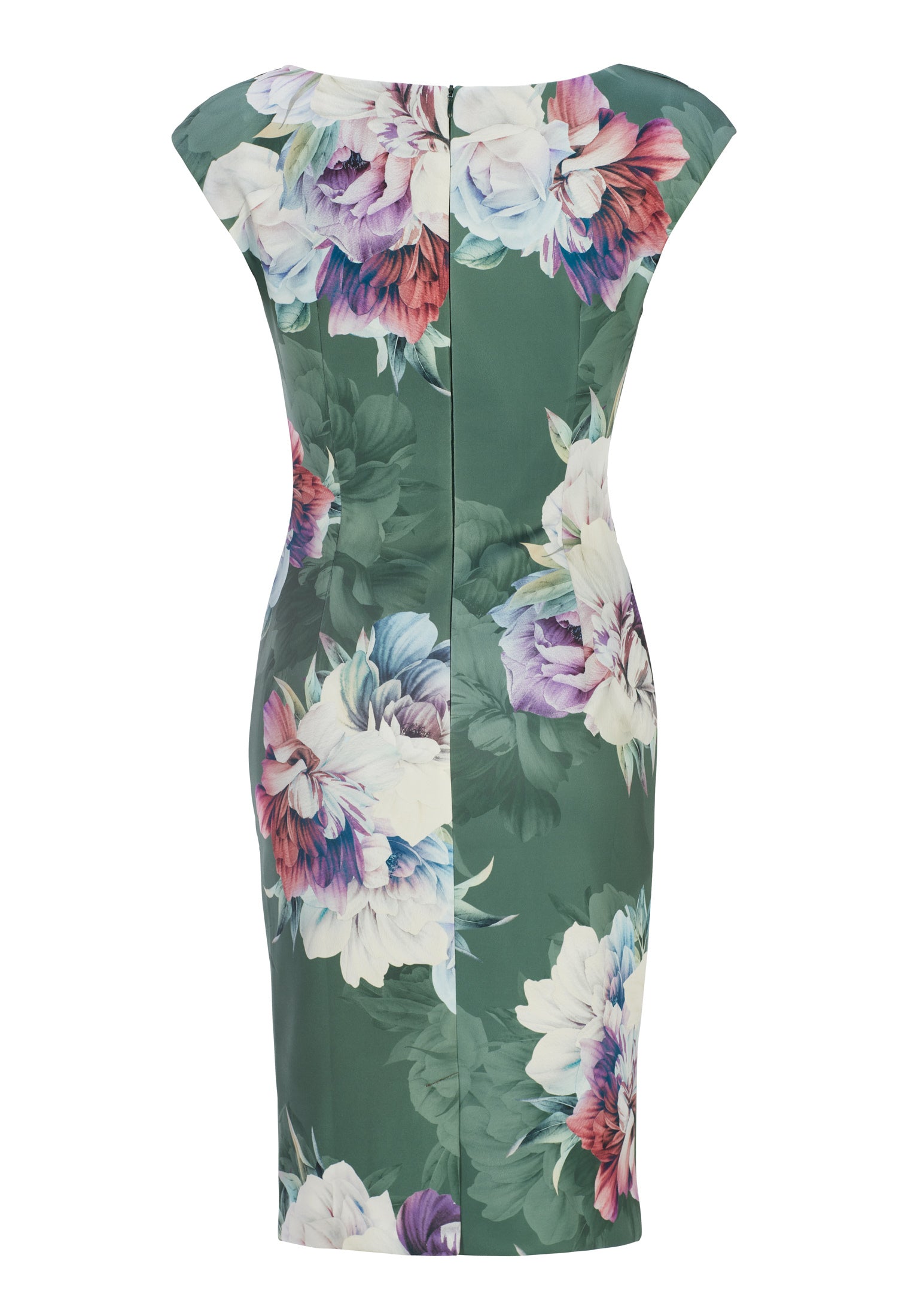 Cocktailkleid aus bedrucktem Scuba