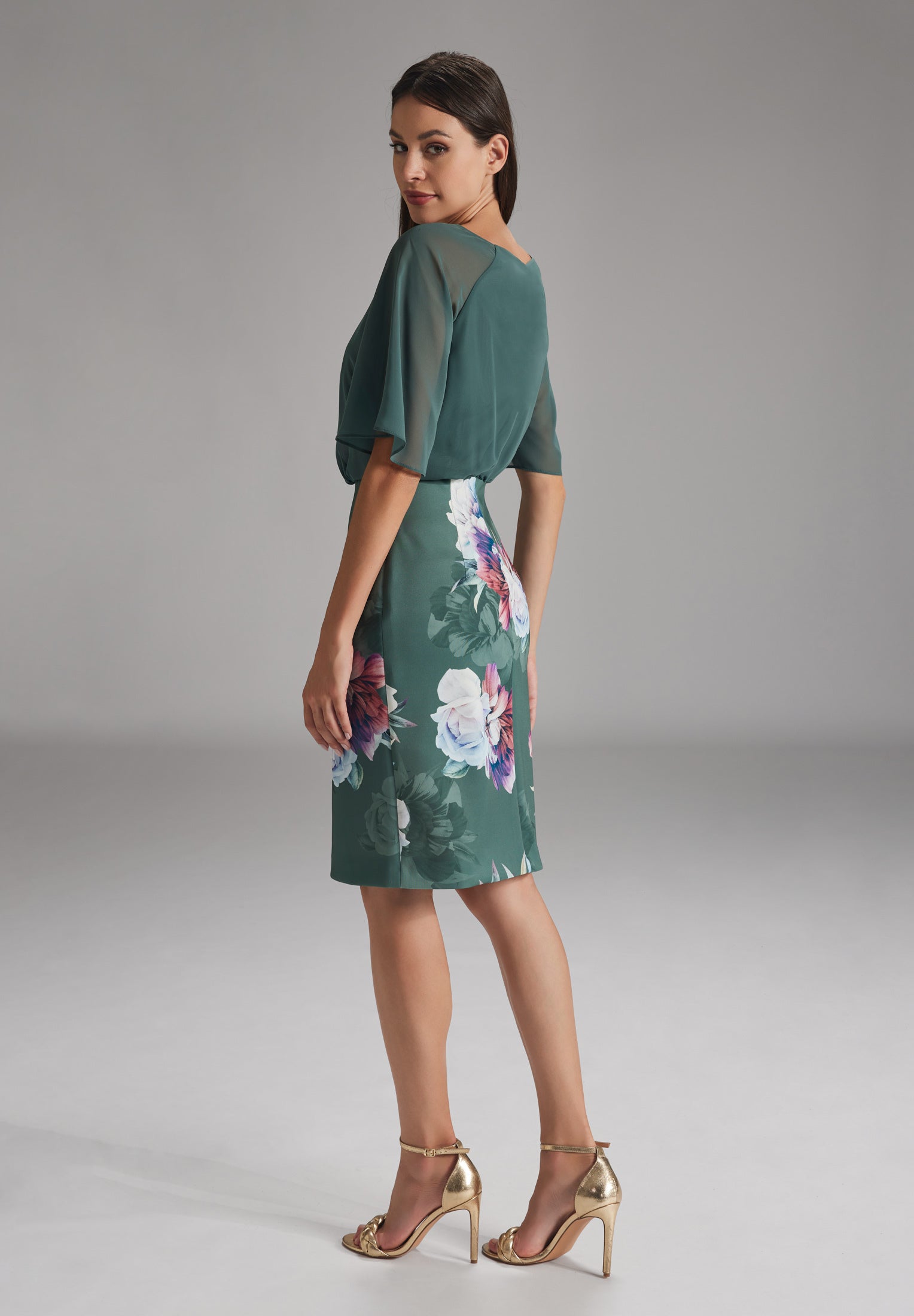 Cocktailkleid mit Scubarock