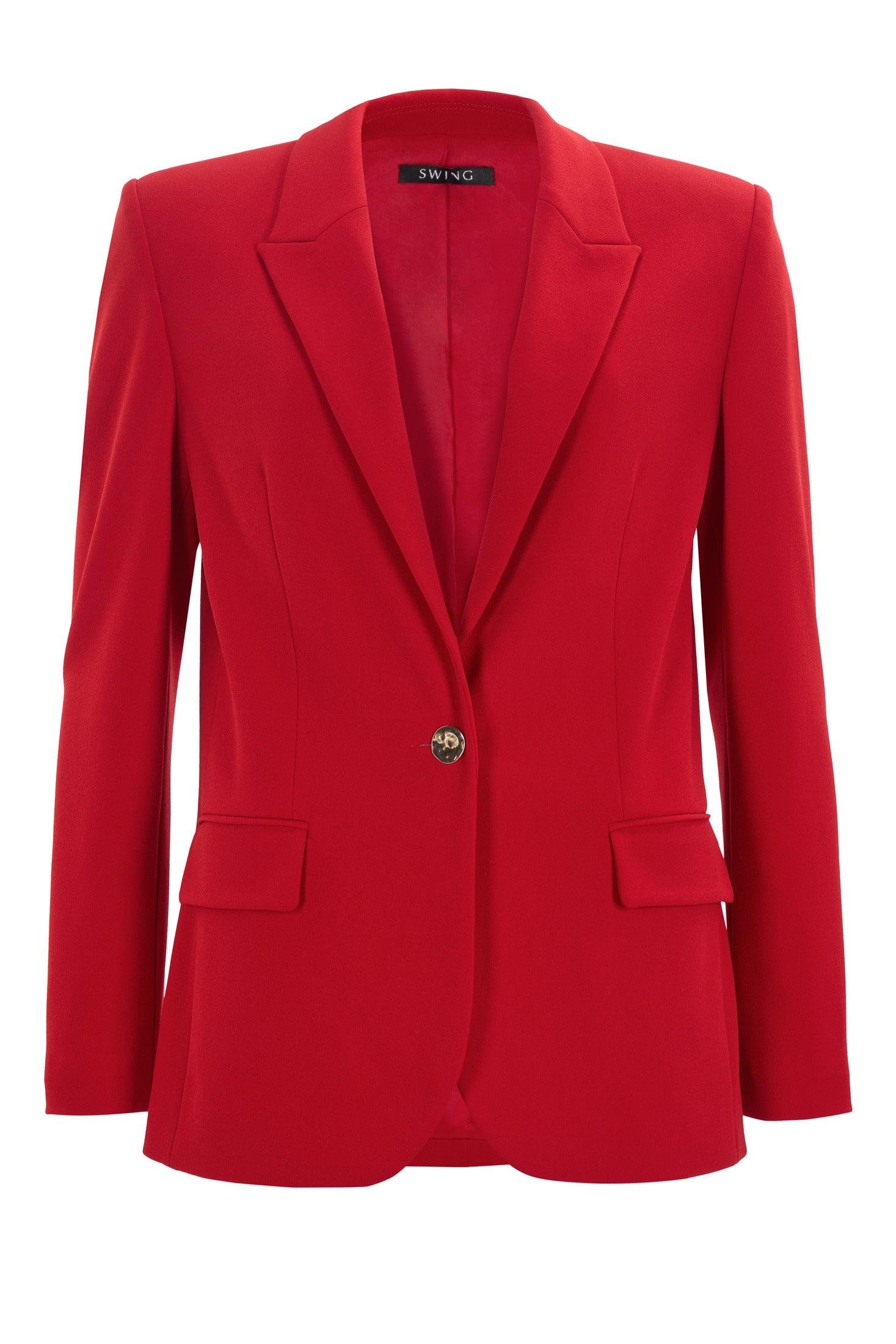 Oversized Blazer aus Crepe Jersey