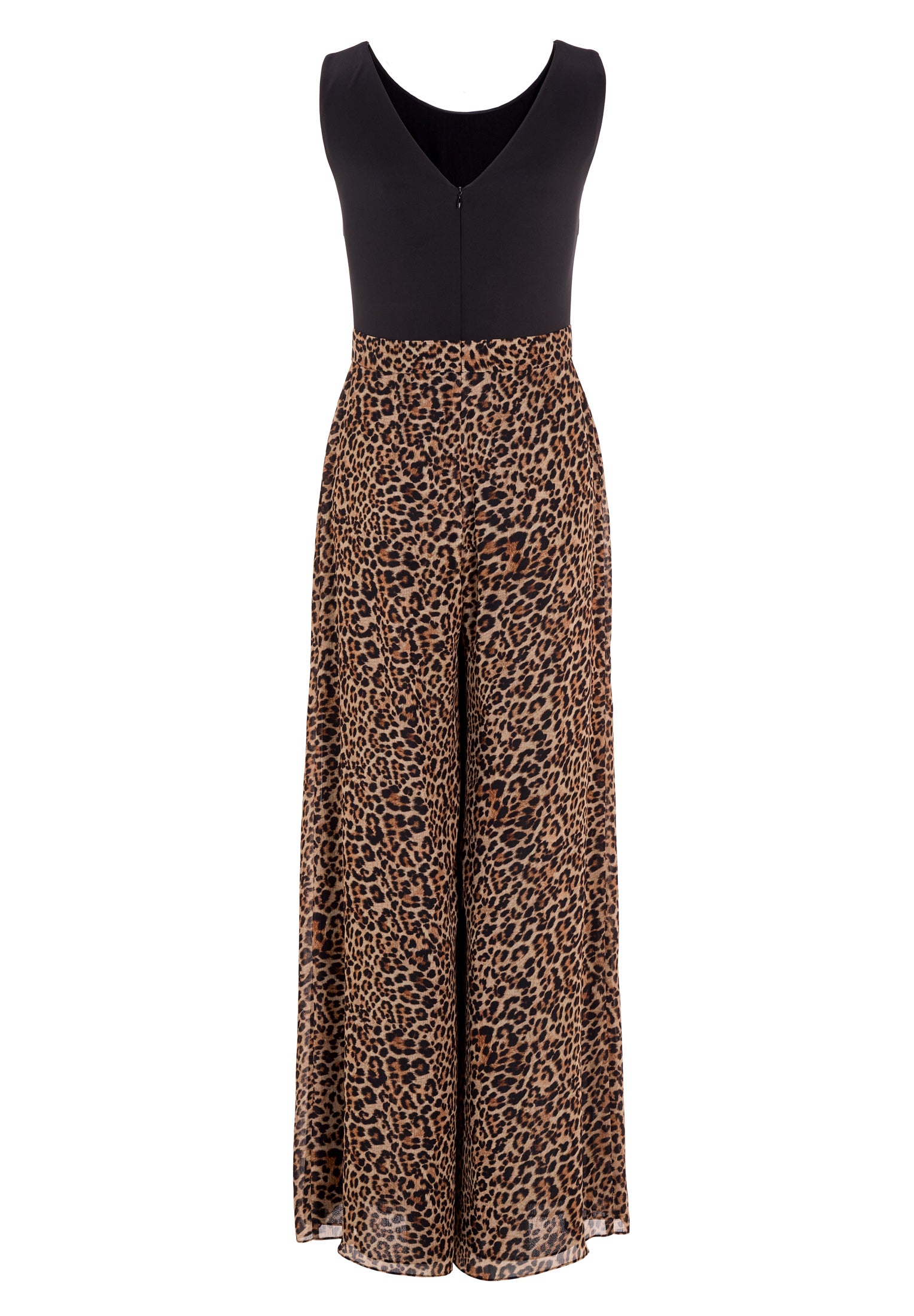 Jumpsuit mit weiter Hose in Animal Print
