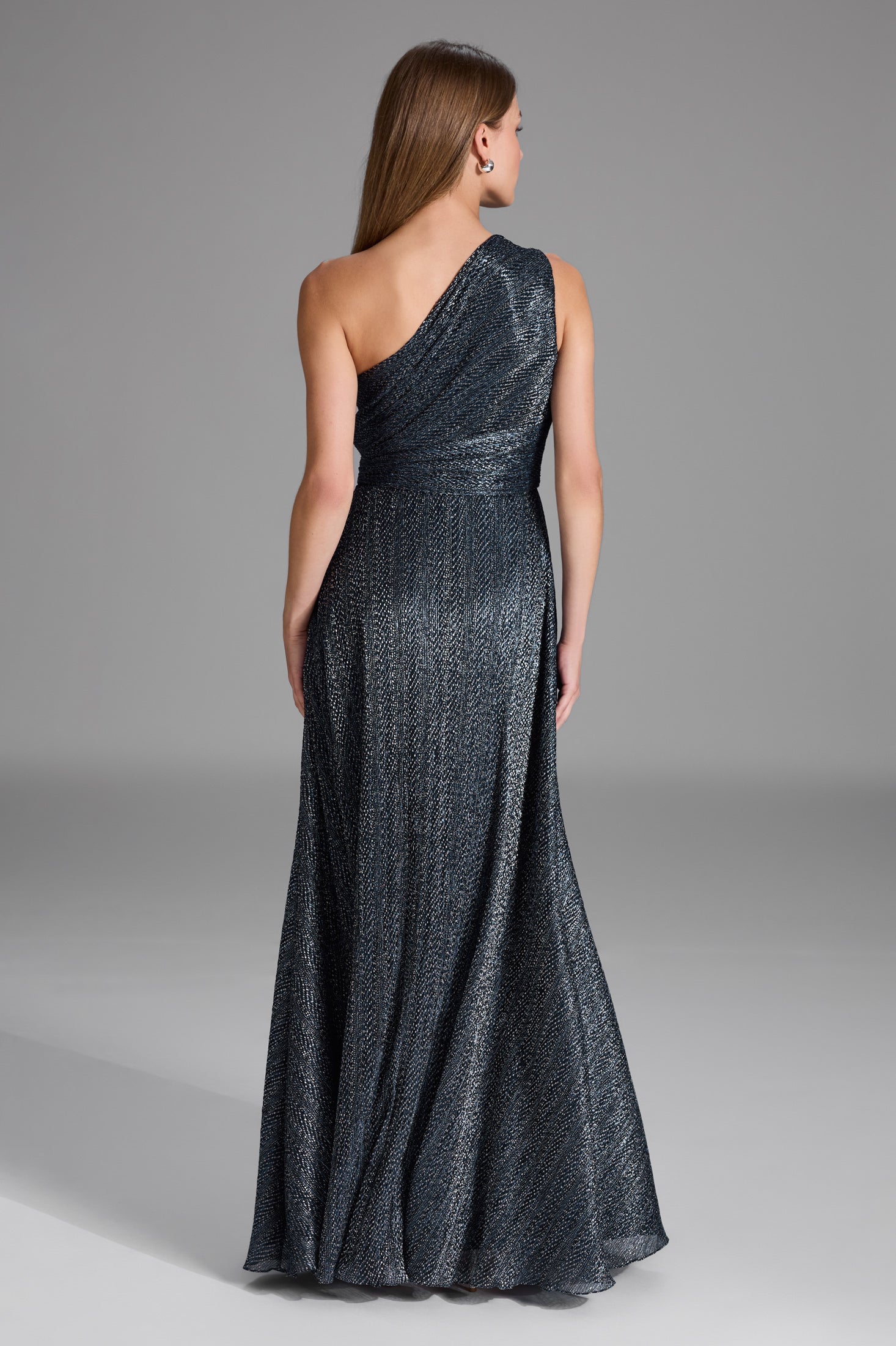 One Shoulder Abendkleid mit Cut-out