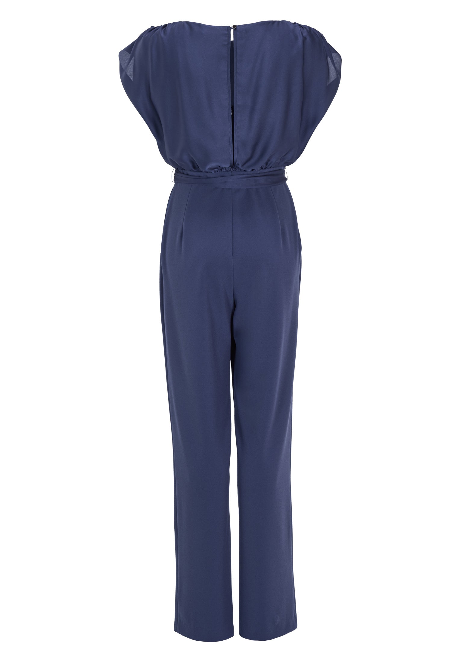 Jumpsuit aus Material-Mix