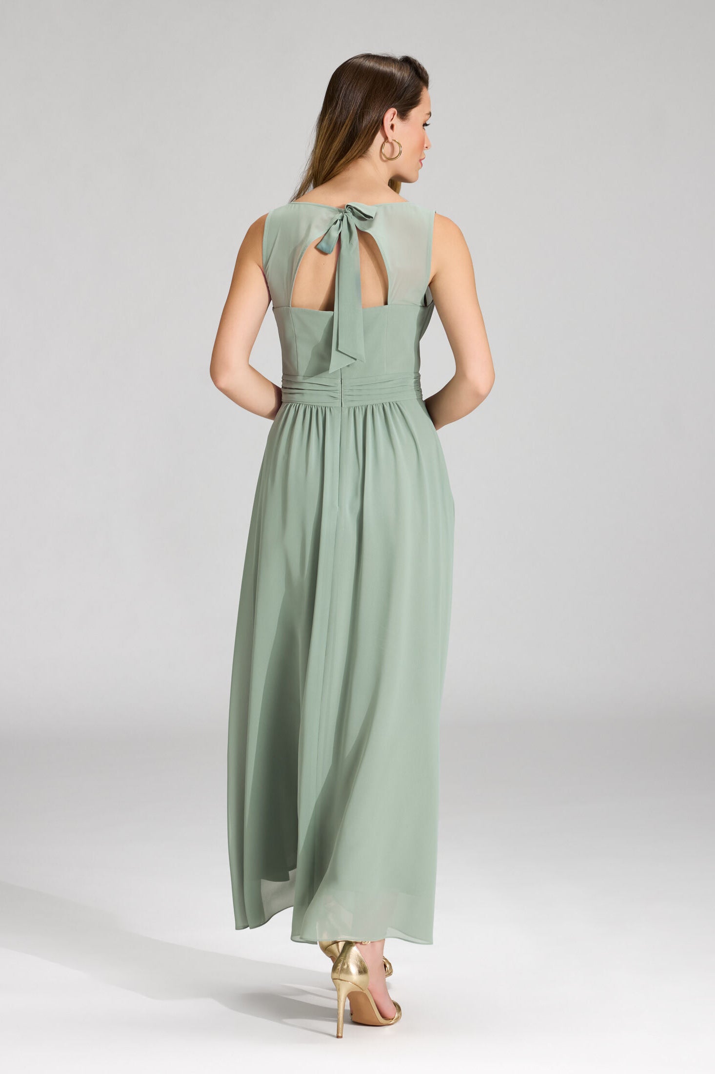 Abendkleid mit Vokuhila Rock