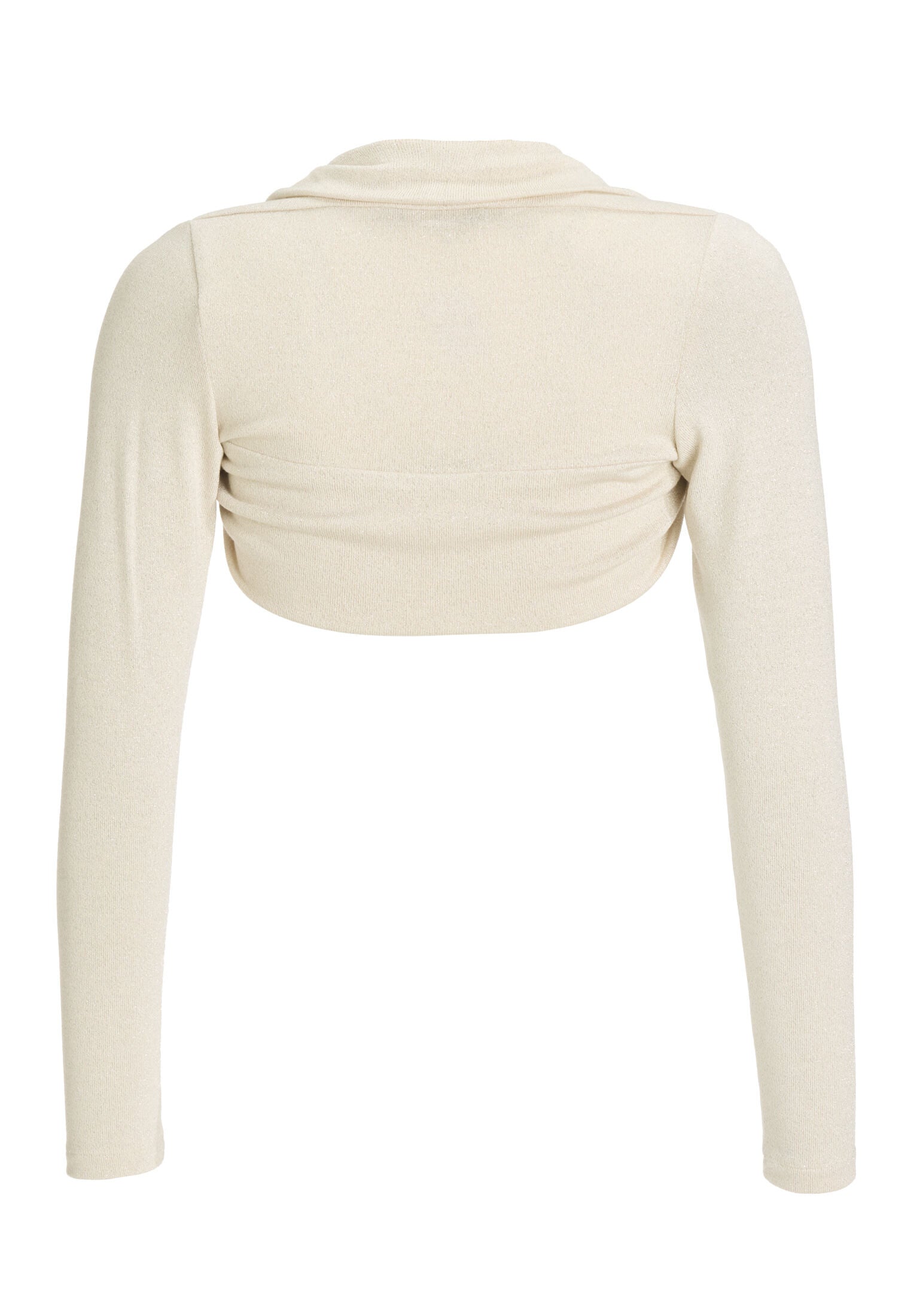 Kurzer Bolero mit Glitzergarn