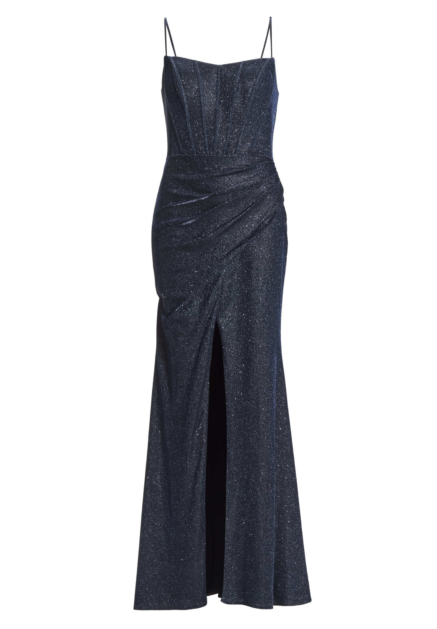 Figurbetontes Abendkleid mit Beinschlitz