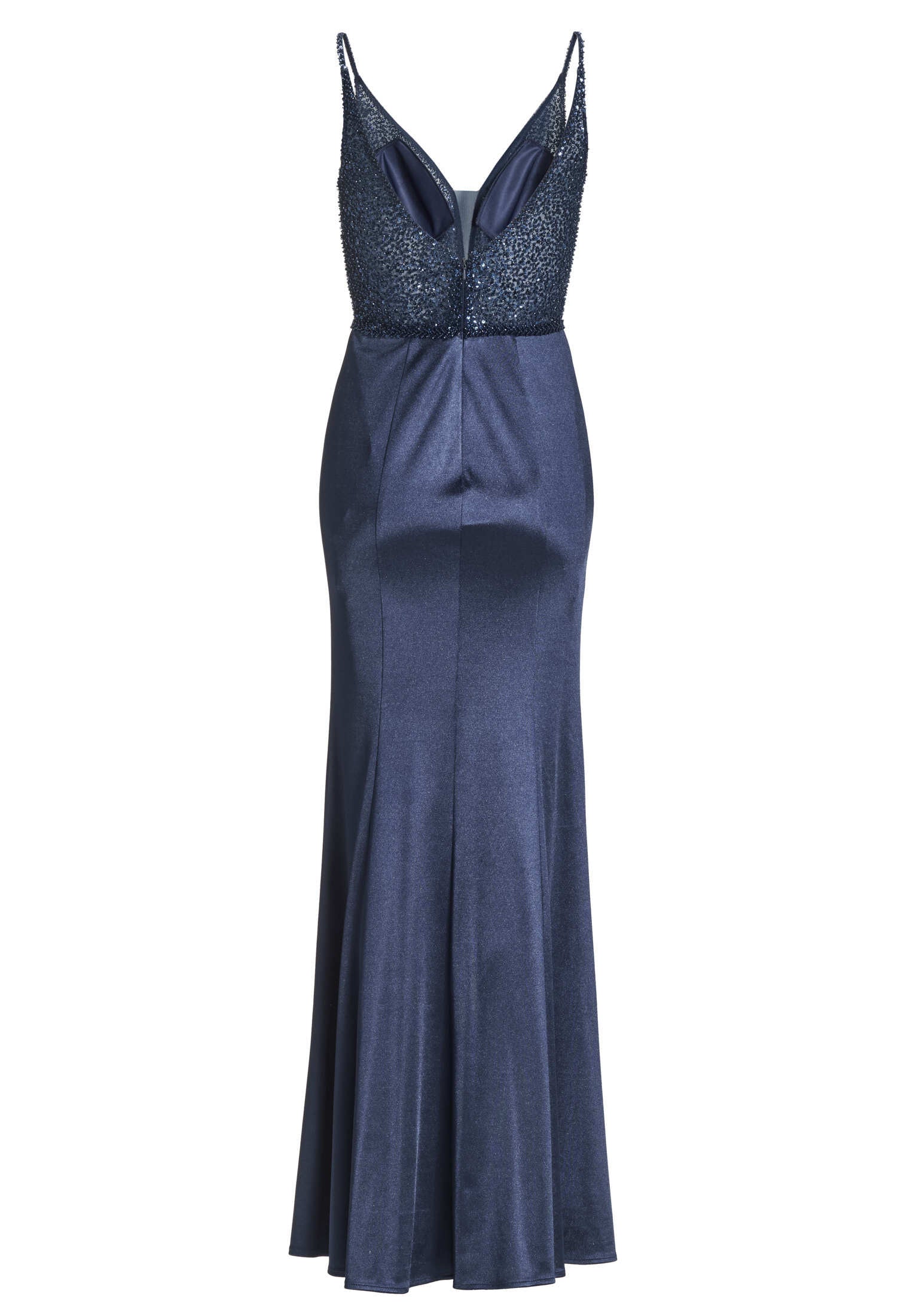 Abendkleid mit feiner Stickerei