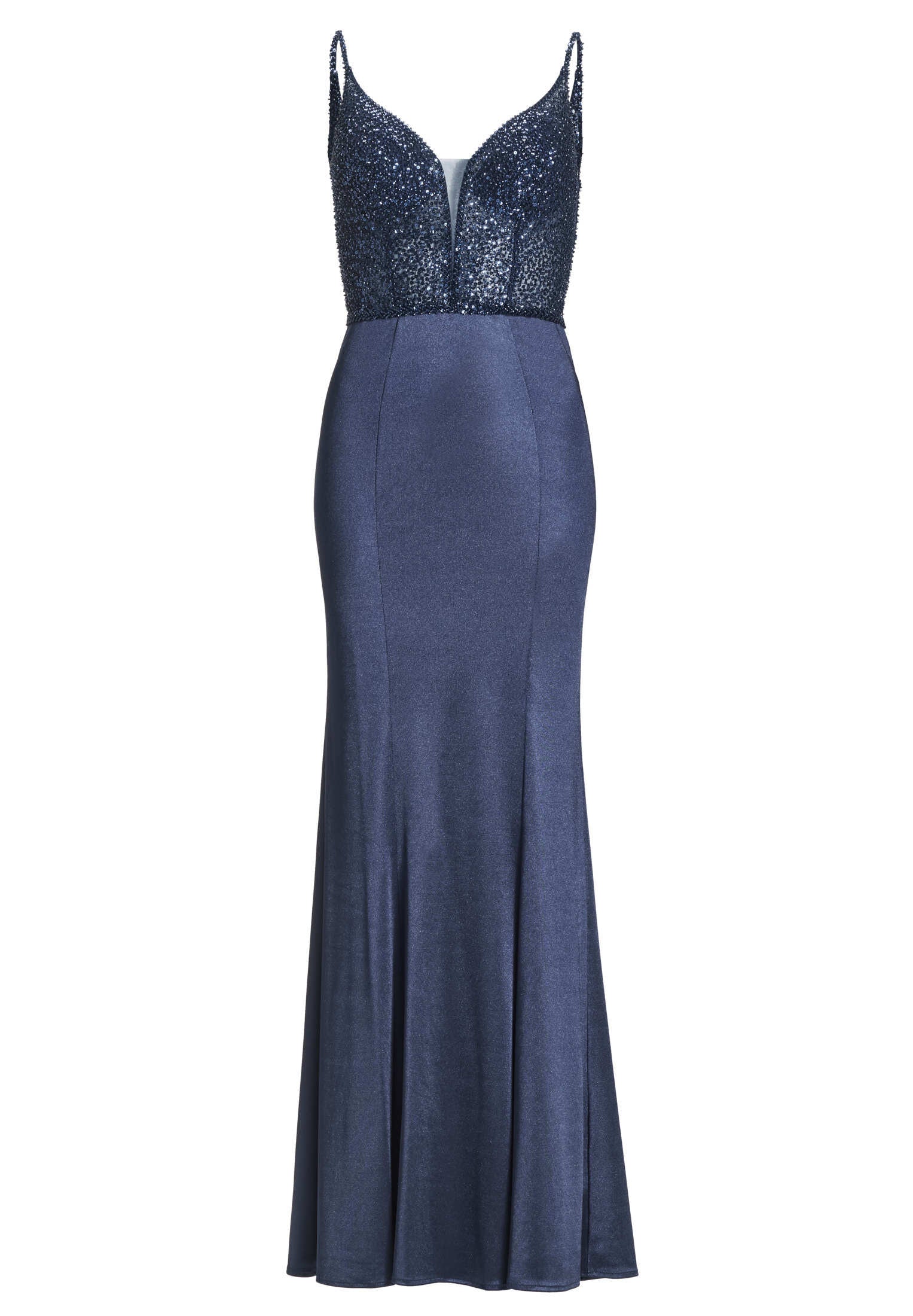 Abendkleid mit feiner Stickerei