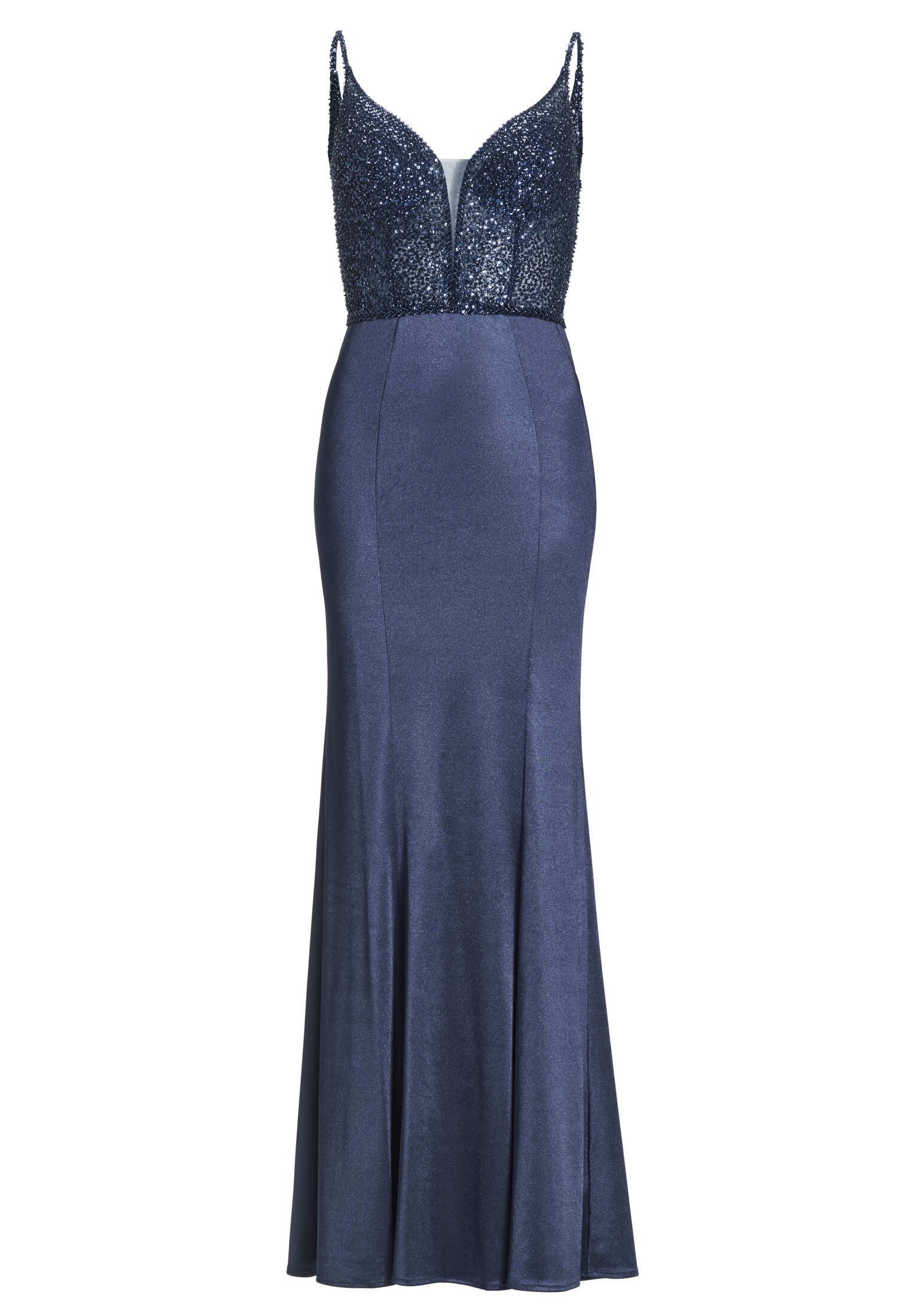 Abendkleid mit feiner Stickerei