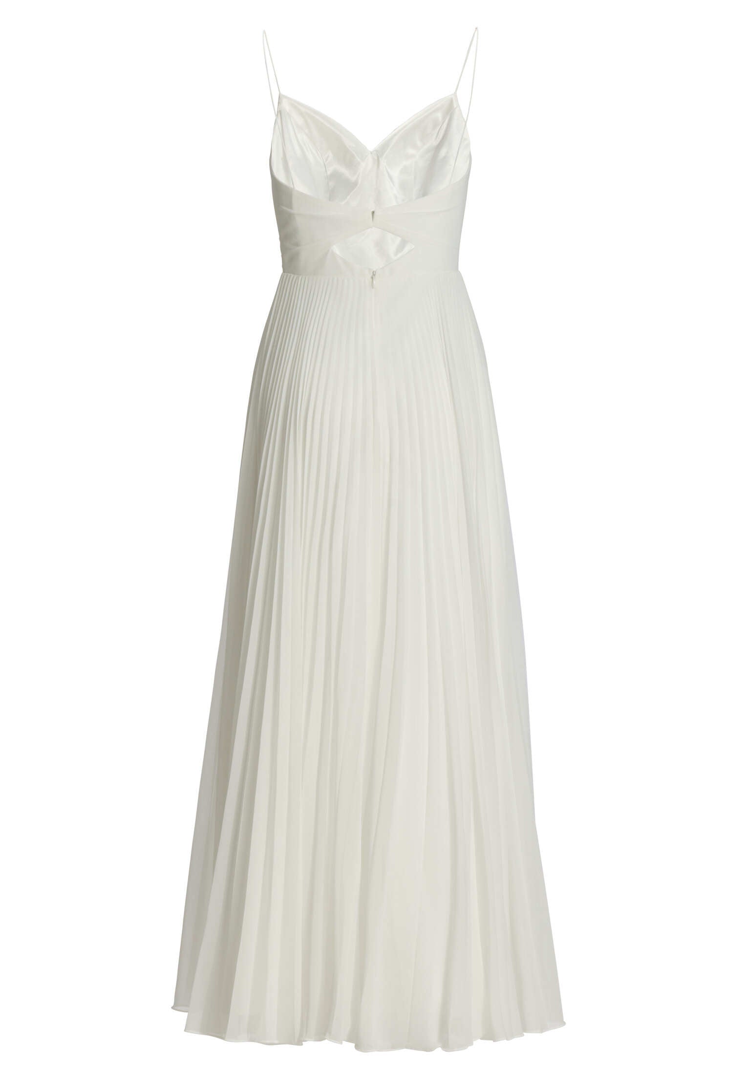 Chiffonkleid mit Plisseerock