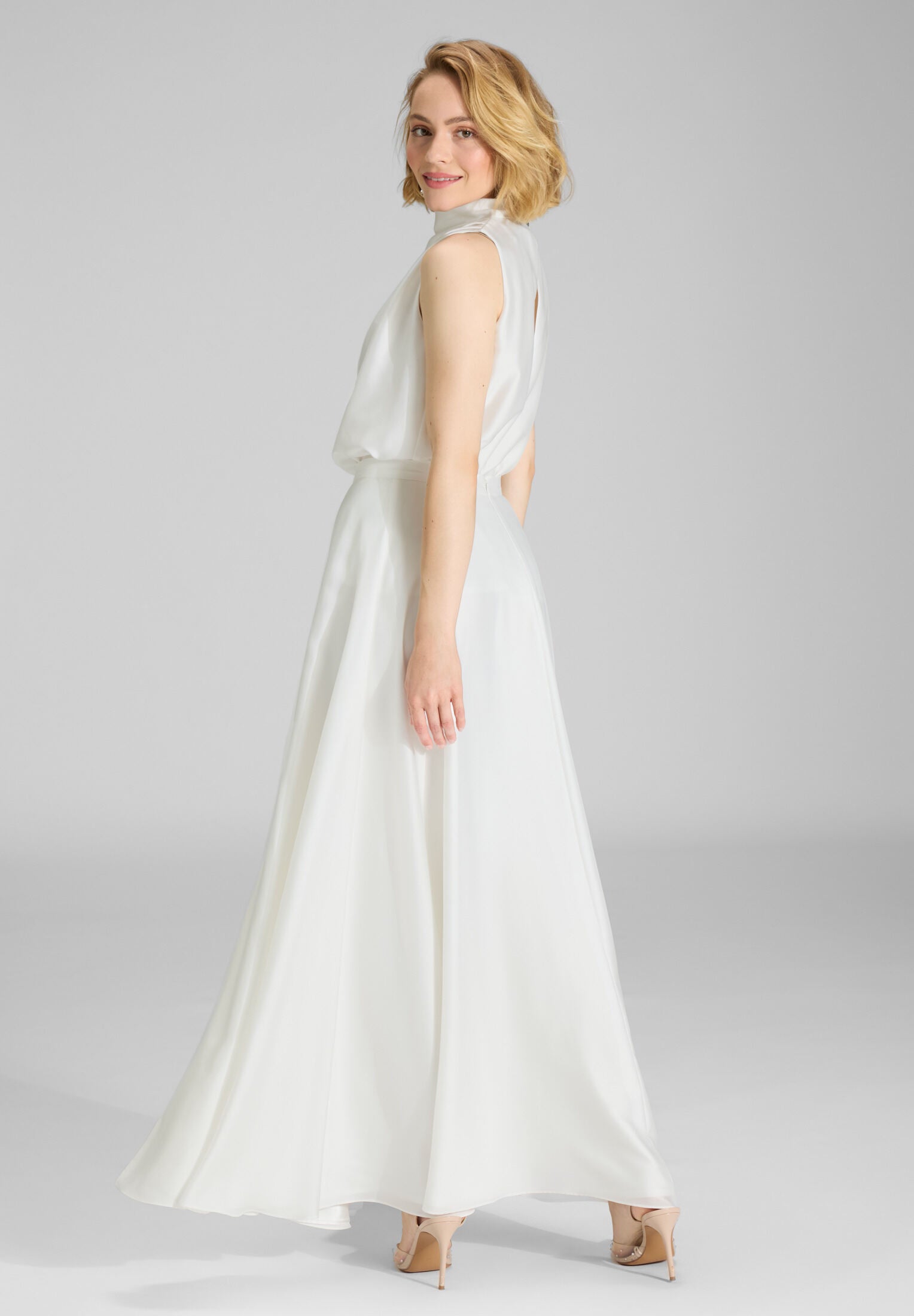 Rock aus nachhaltigem Satinchiffon