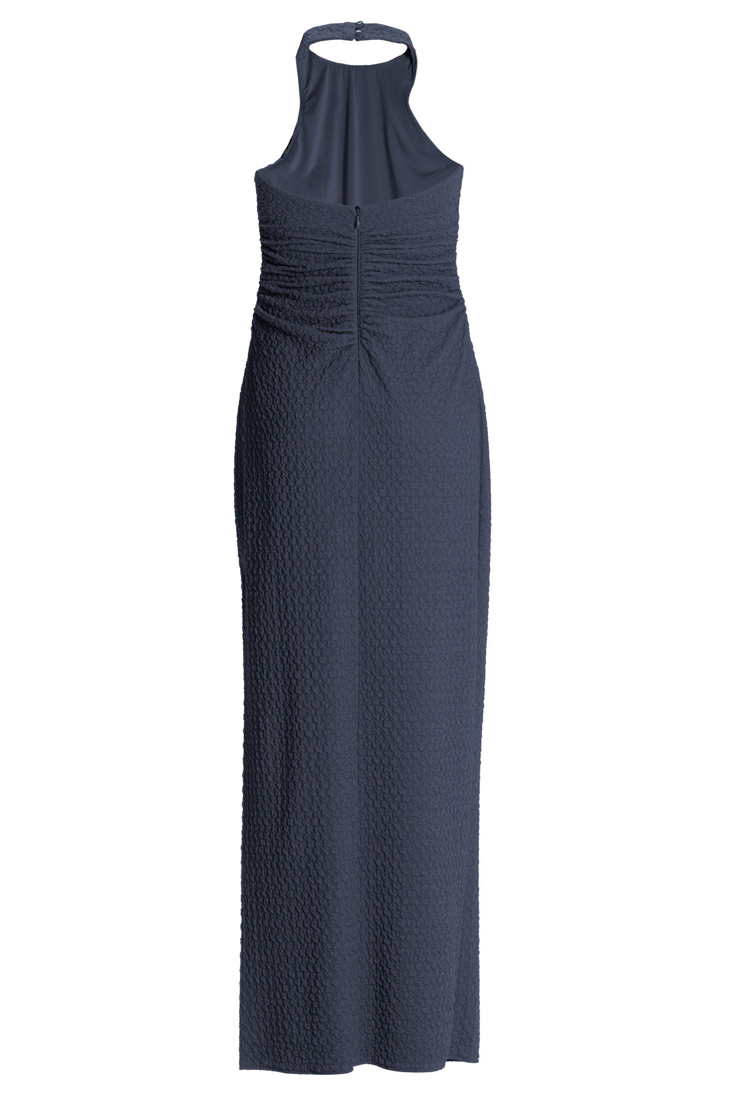 Figurbetontes Abendkleid aus Jersey Cloque