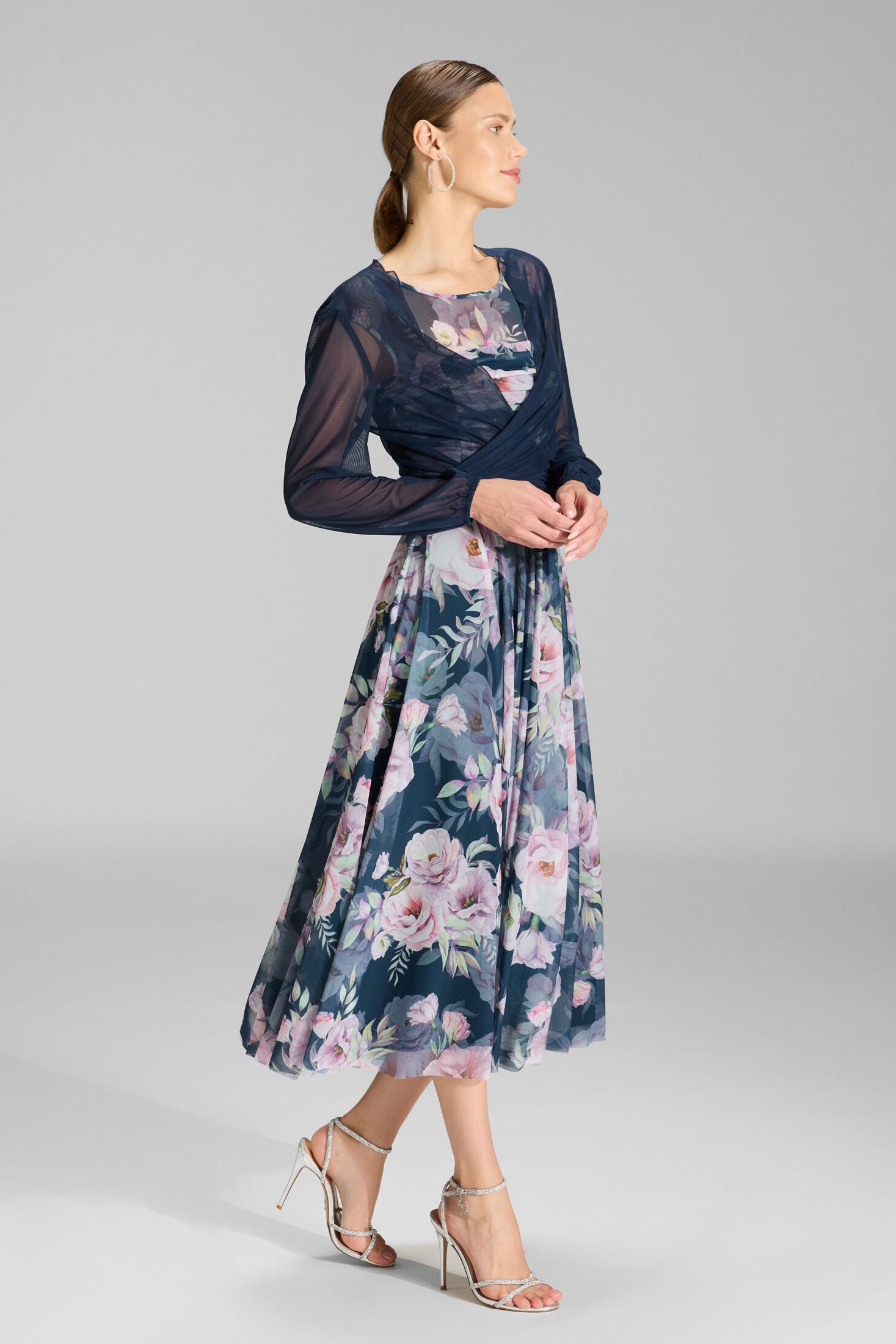 Wickelbolero aus Mesh