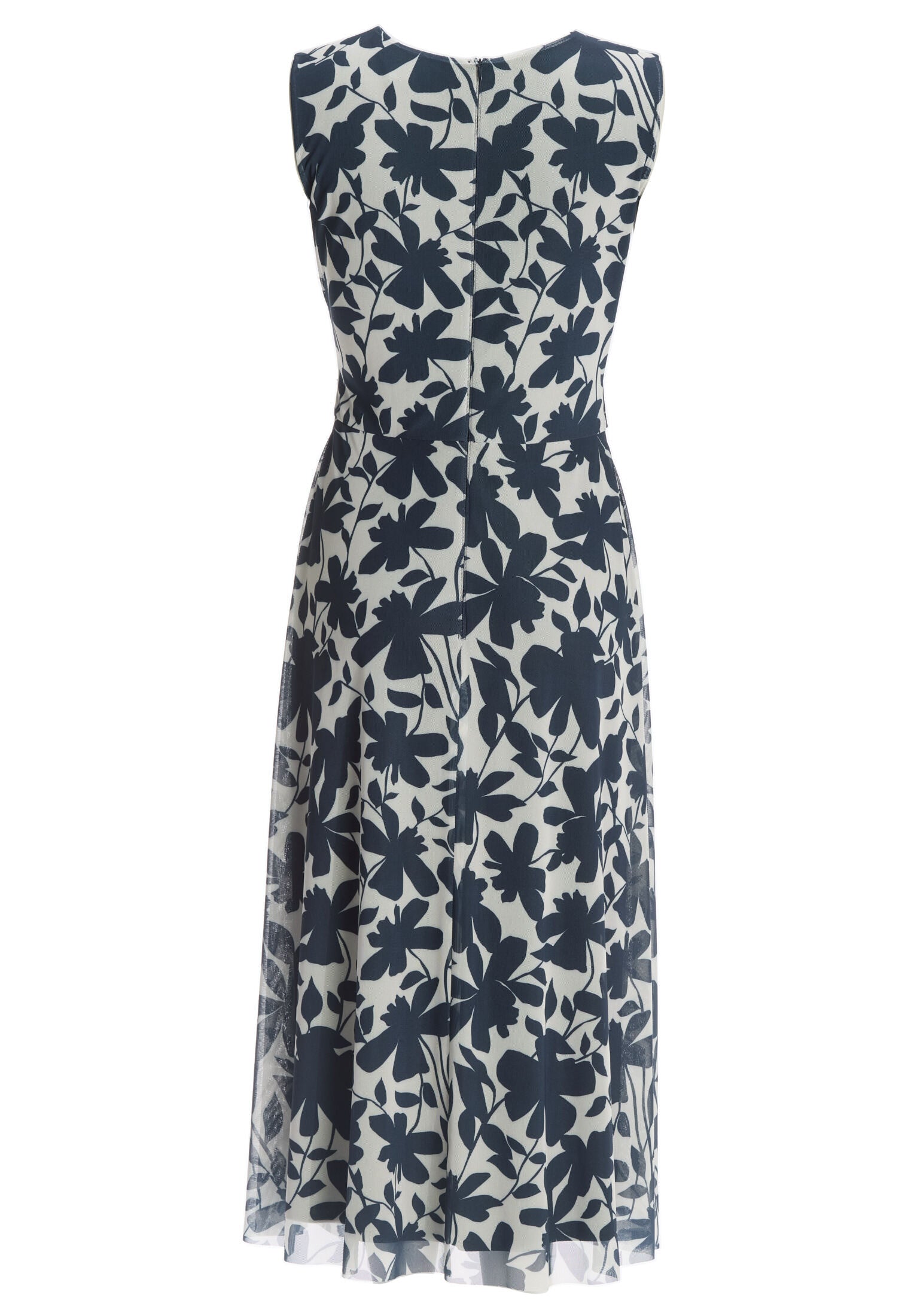 Midi Kleid aus weichem Mesh