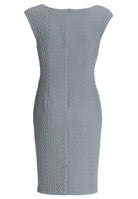 Etuikleid aus Jersey Cloque mit Drapierungen