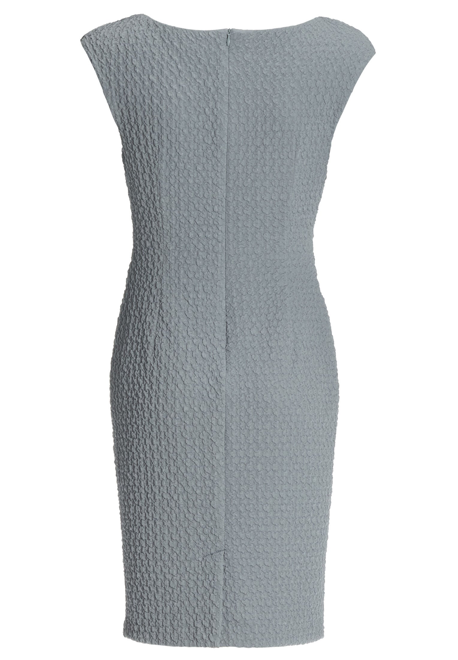 Etuikleid aus Jersey Cloque mit Drapierungen