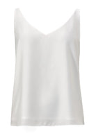 Top aus nachhaltigem Satinchiffon